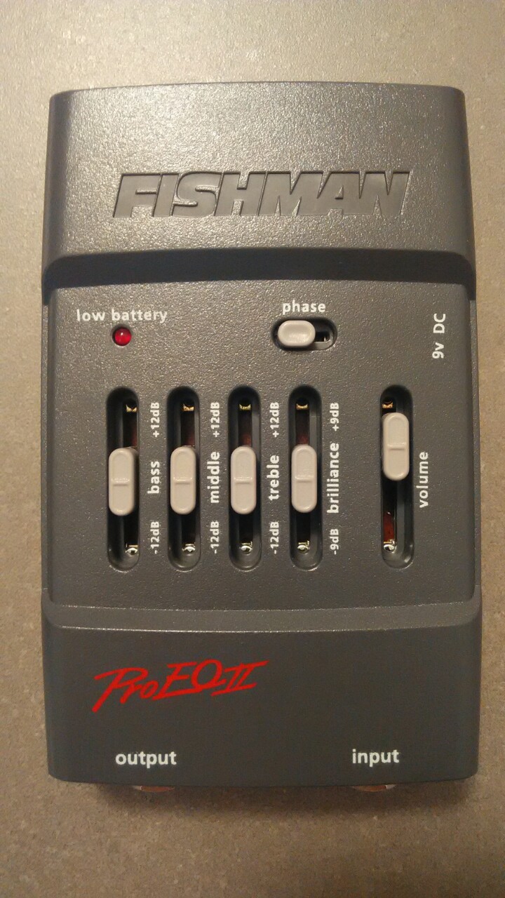 PRO-EQ II - Fishman Pro-EQ II - Audiofanzine