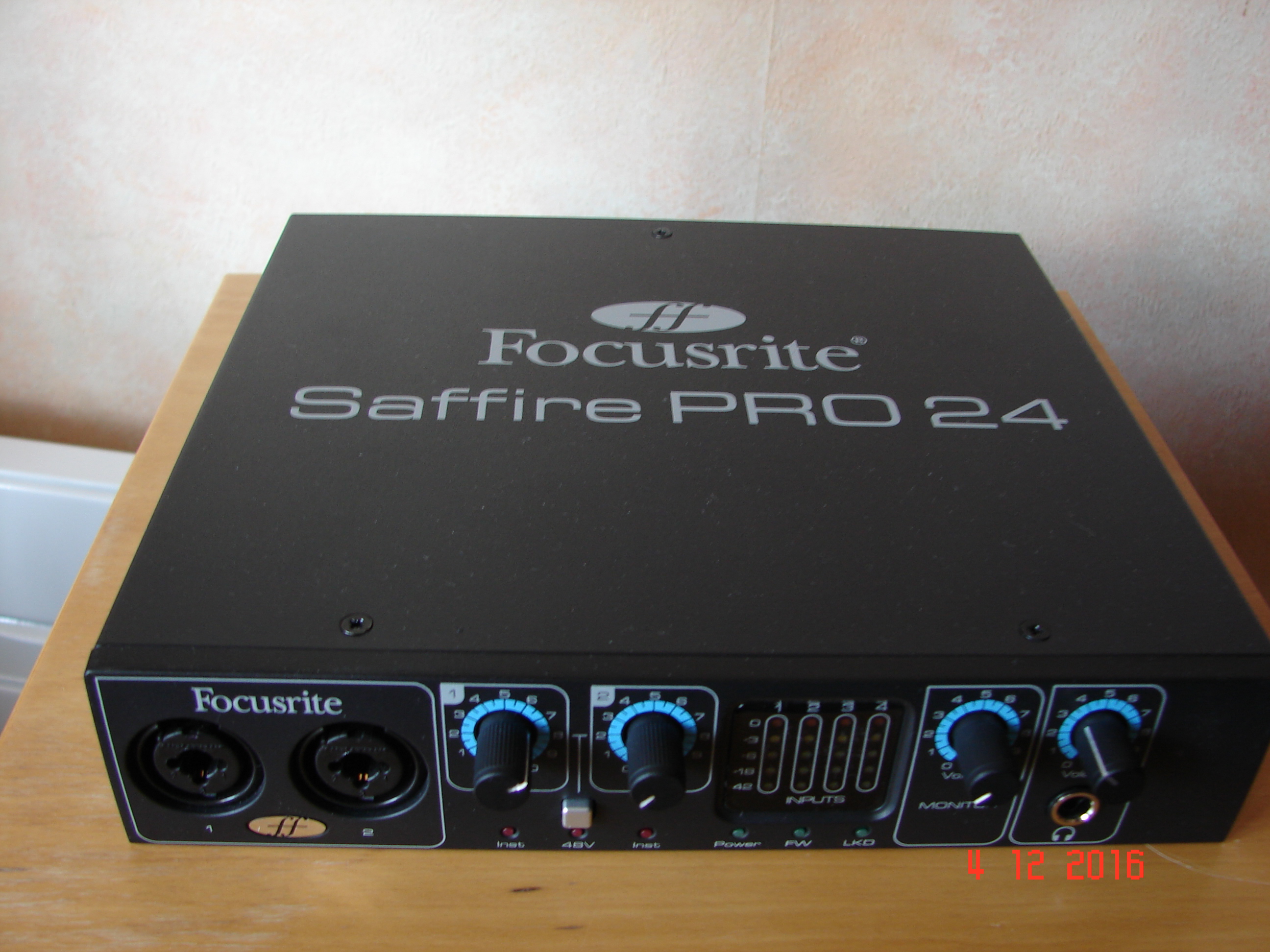 Как подключить звуковую карту focusrite saffire pro 24