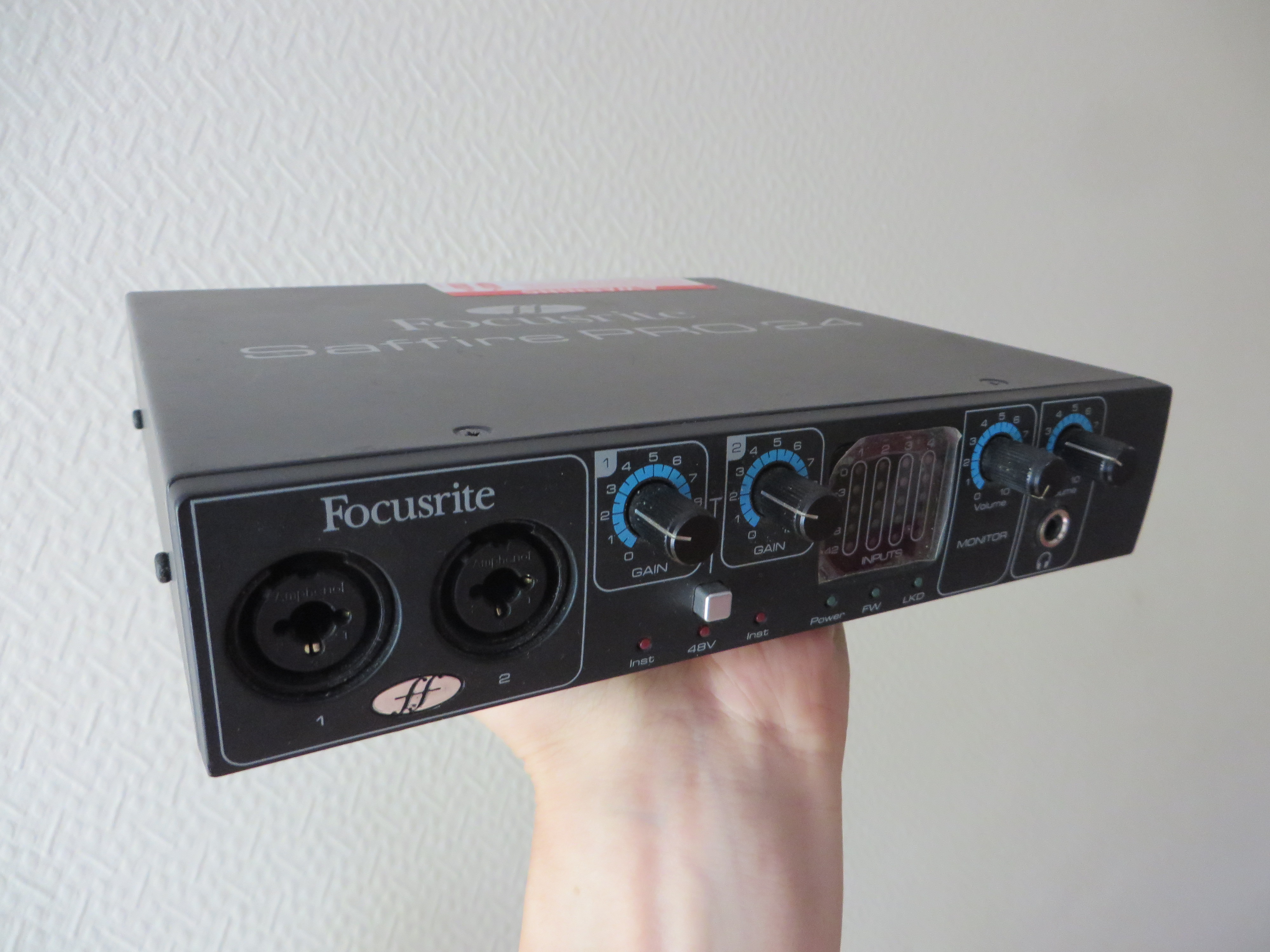 Как подключить звуковую карту focusrite saffire pro 24