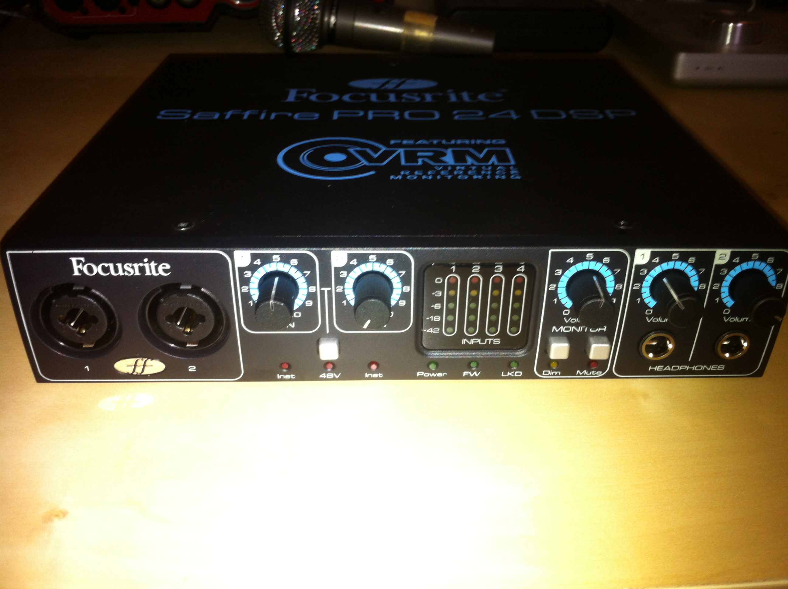 Как подключить звуковую карту focusrite saffire pro 24