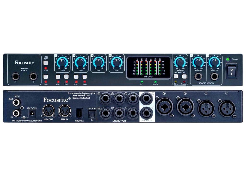 presonus faderport work with focusrite saffire mixcontrol