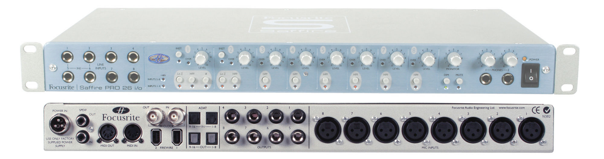 Saffire Pro 26 I O Focusrite Saffire Pro 26 I O Audiofanzine