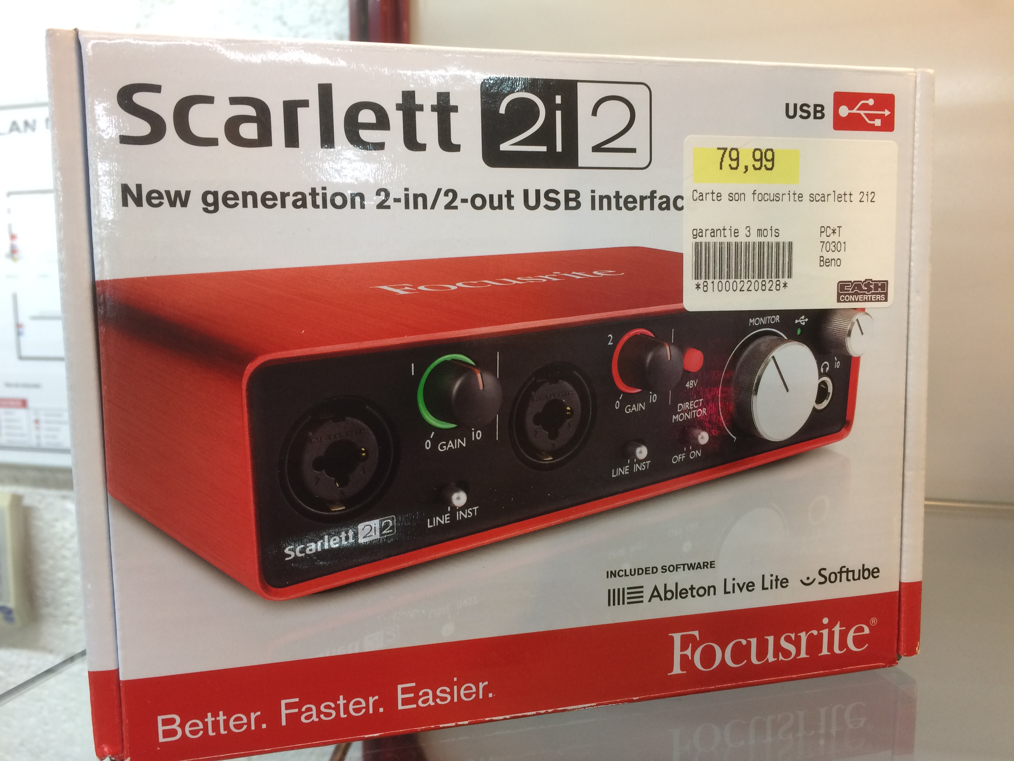 focusrite scarlett 2i2 driver only 48 khz