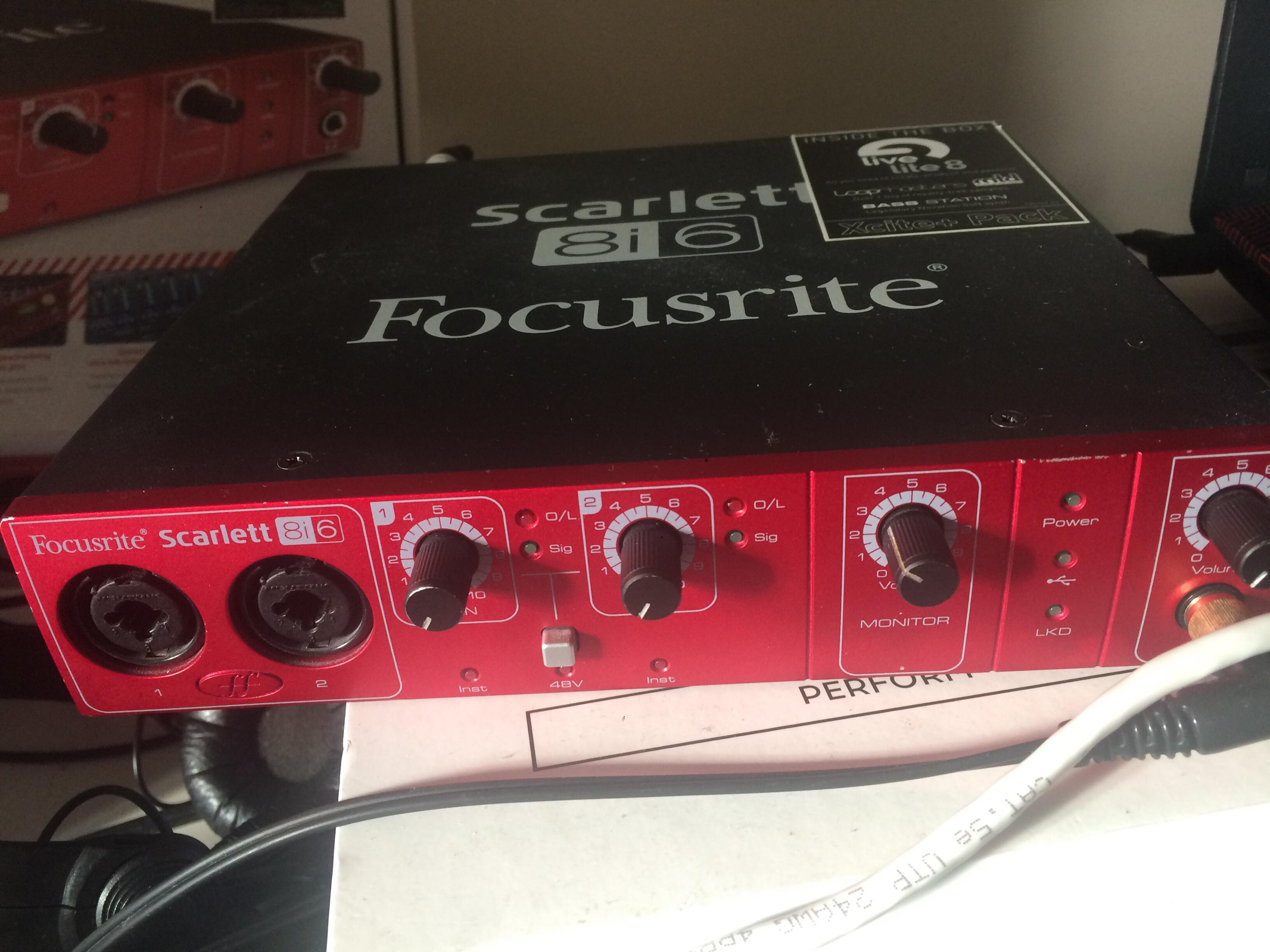 saffire mixcontrol scarlett solo