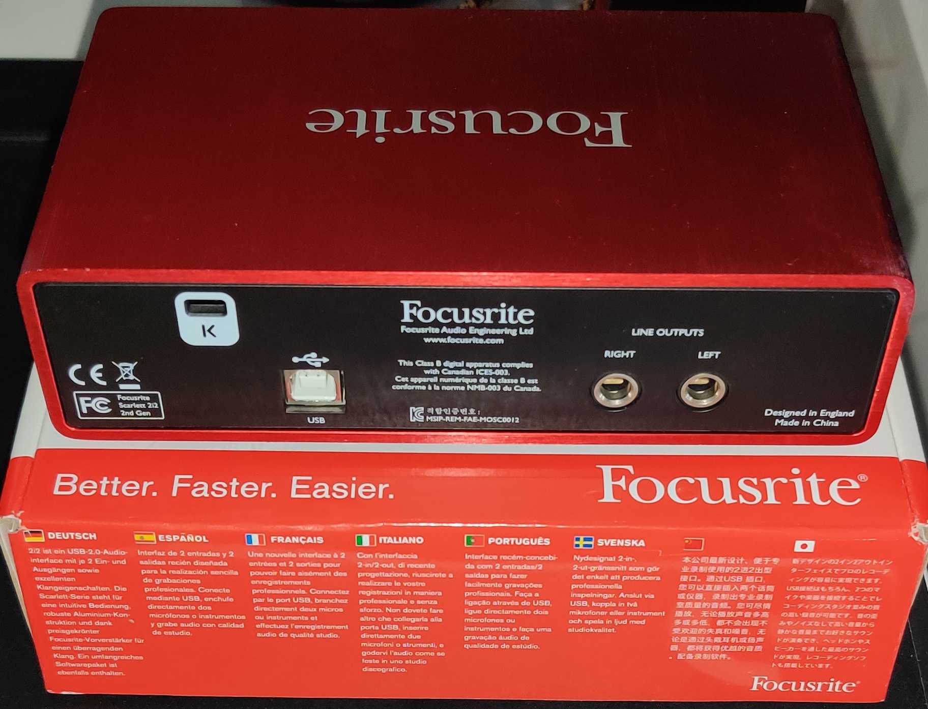 Scarlett2 2i2 - Focusrite Scarlett2 2i2 - Audiofanzine