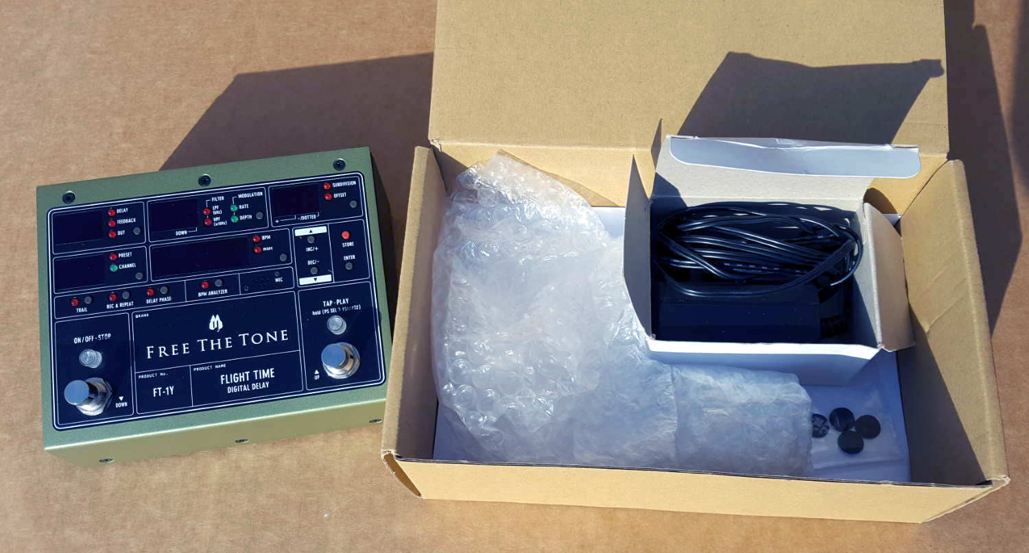 Flight Time Digital Delay FT1Y Free The Tone Audiofanzine