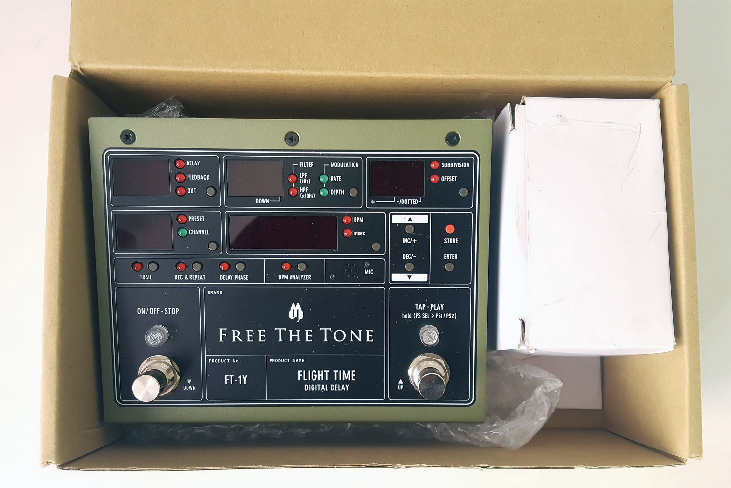 Flight Time Digital Delay FT1Y Free The Tone Audiofanzine