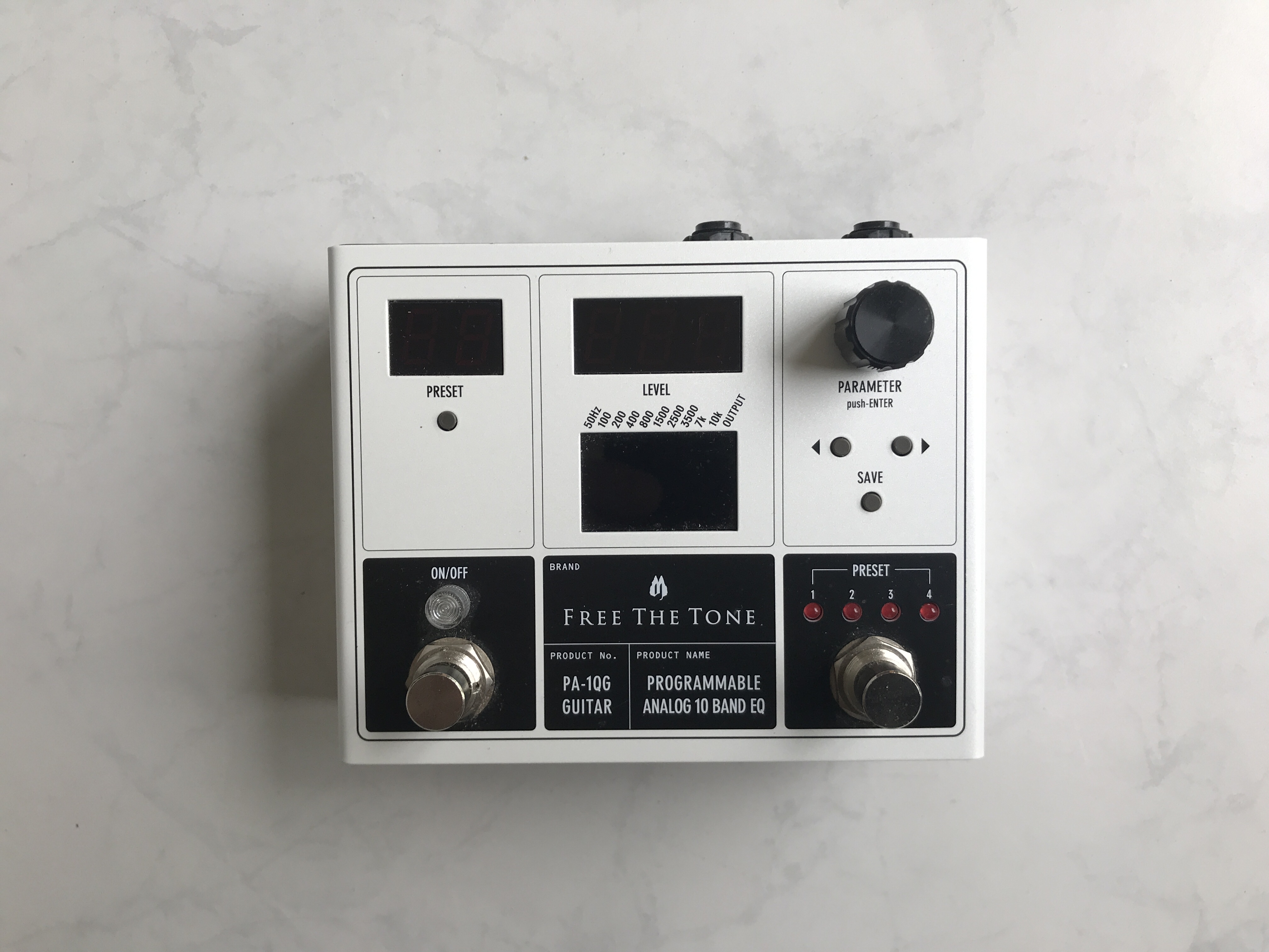 ギター PROGRAMMABLE ANALOG 10 BAND EQ PA-1QG Free The Tone Programmable Analog 10 band EQ for Guitar PA