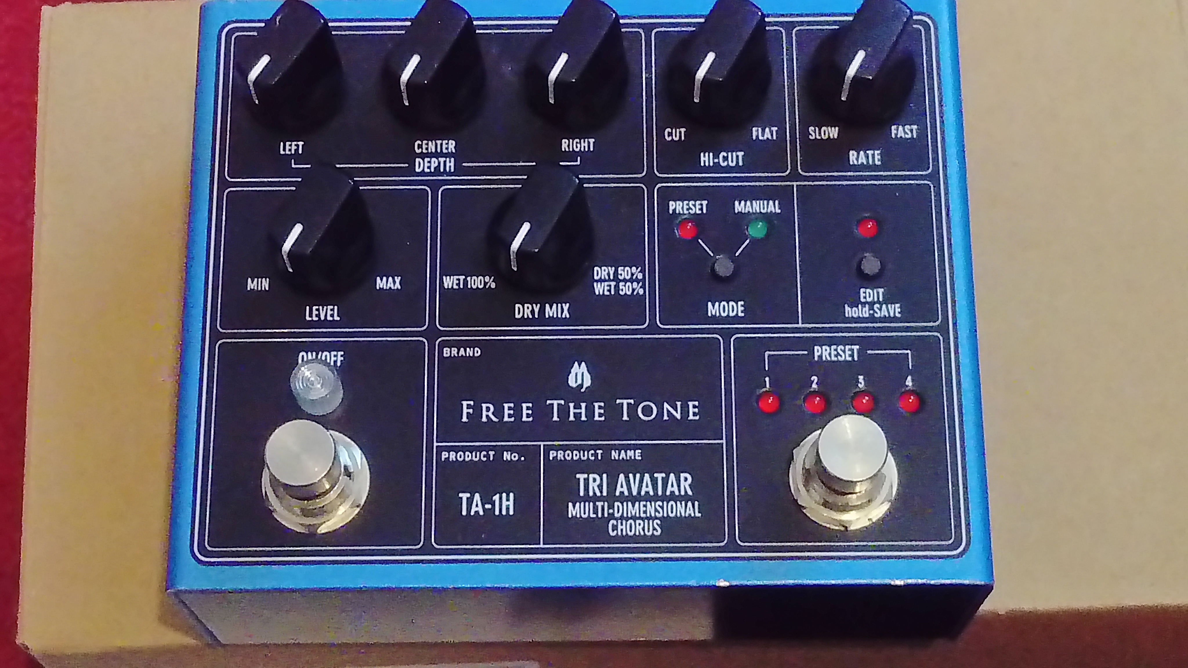 TRI Avatar TA-1H Multi-Dimensional Chorus Free The Tone - Audiofanzine