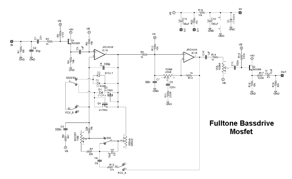 Fulltone Ocd Schematic Diagram