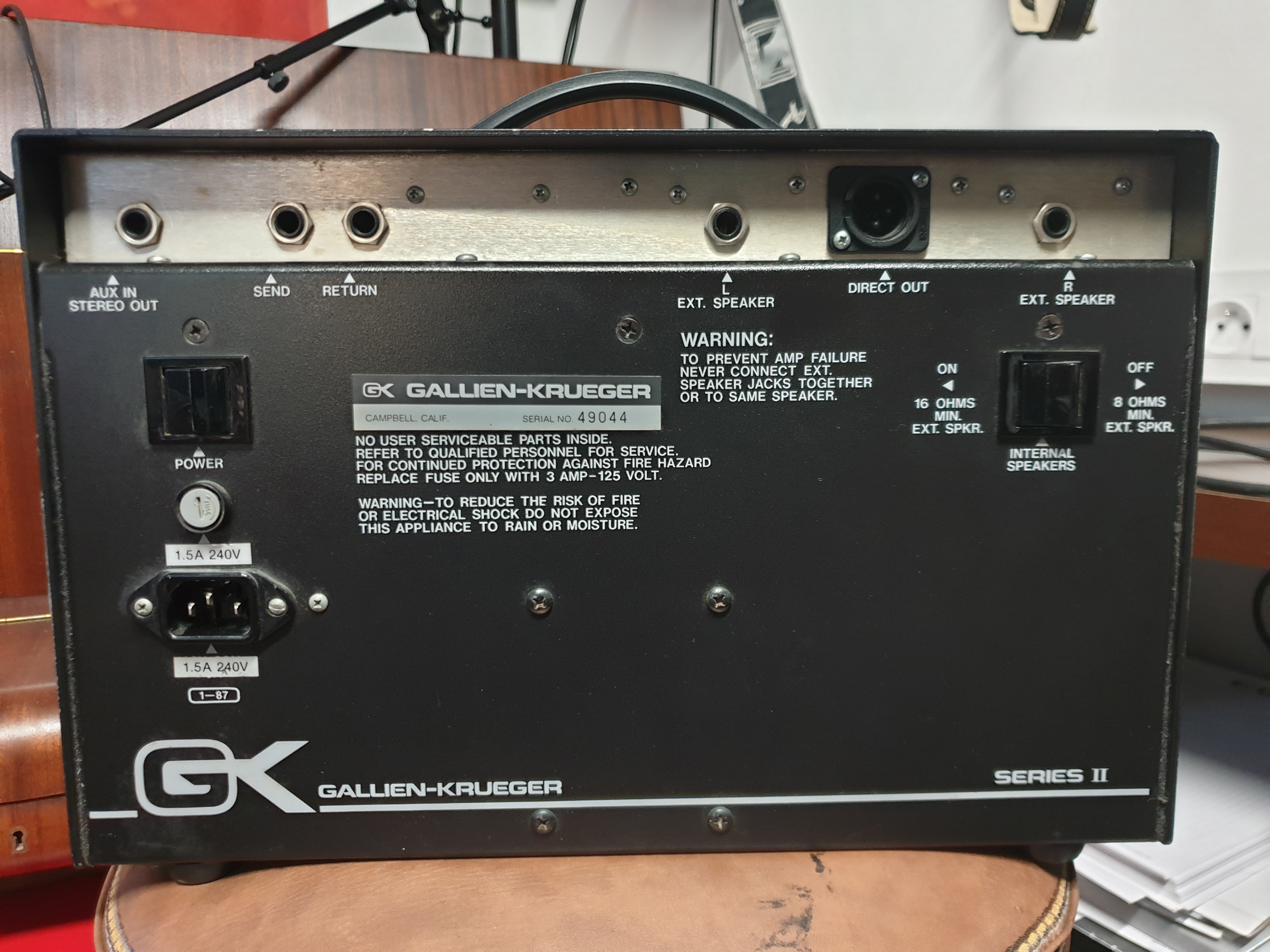 gallien krueger 250ml speakers