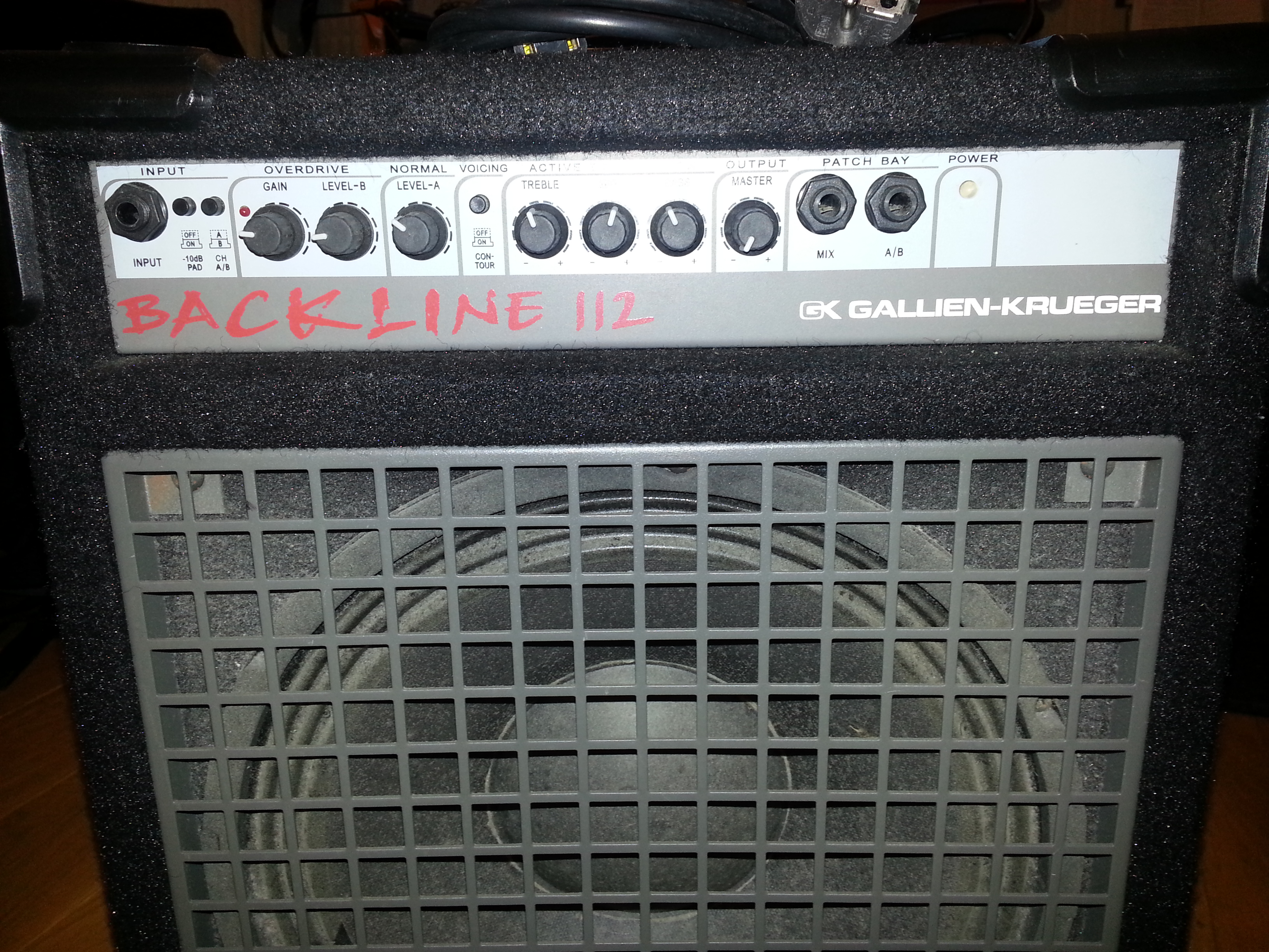 backline 112 bass amp