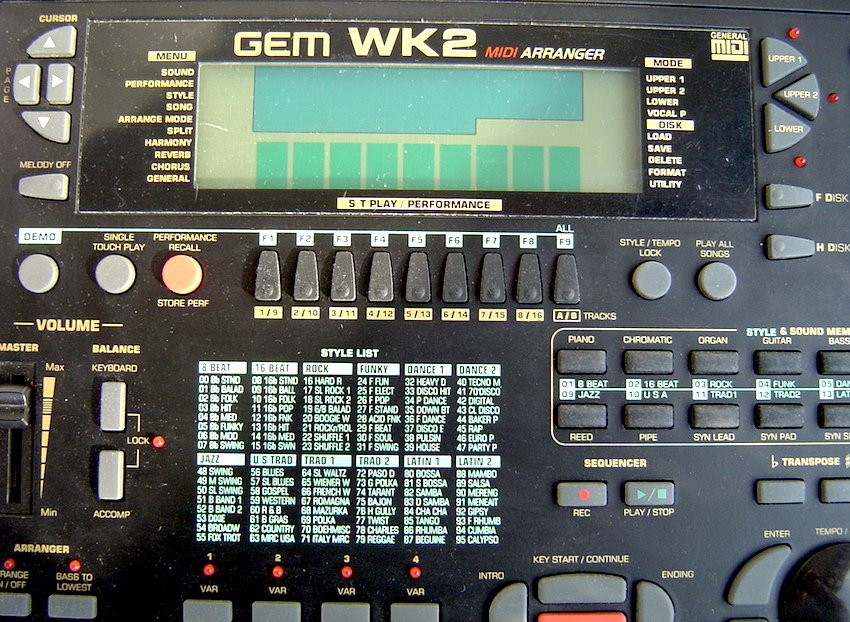 WK2 Midi Arranger GEM WK2 Midi Arranger Audiofanzine