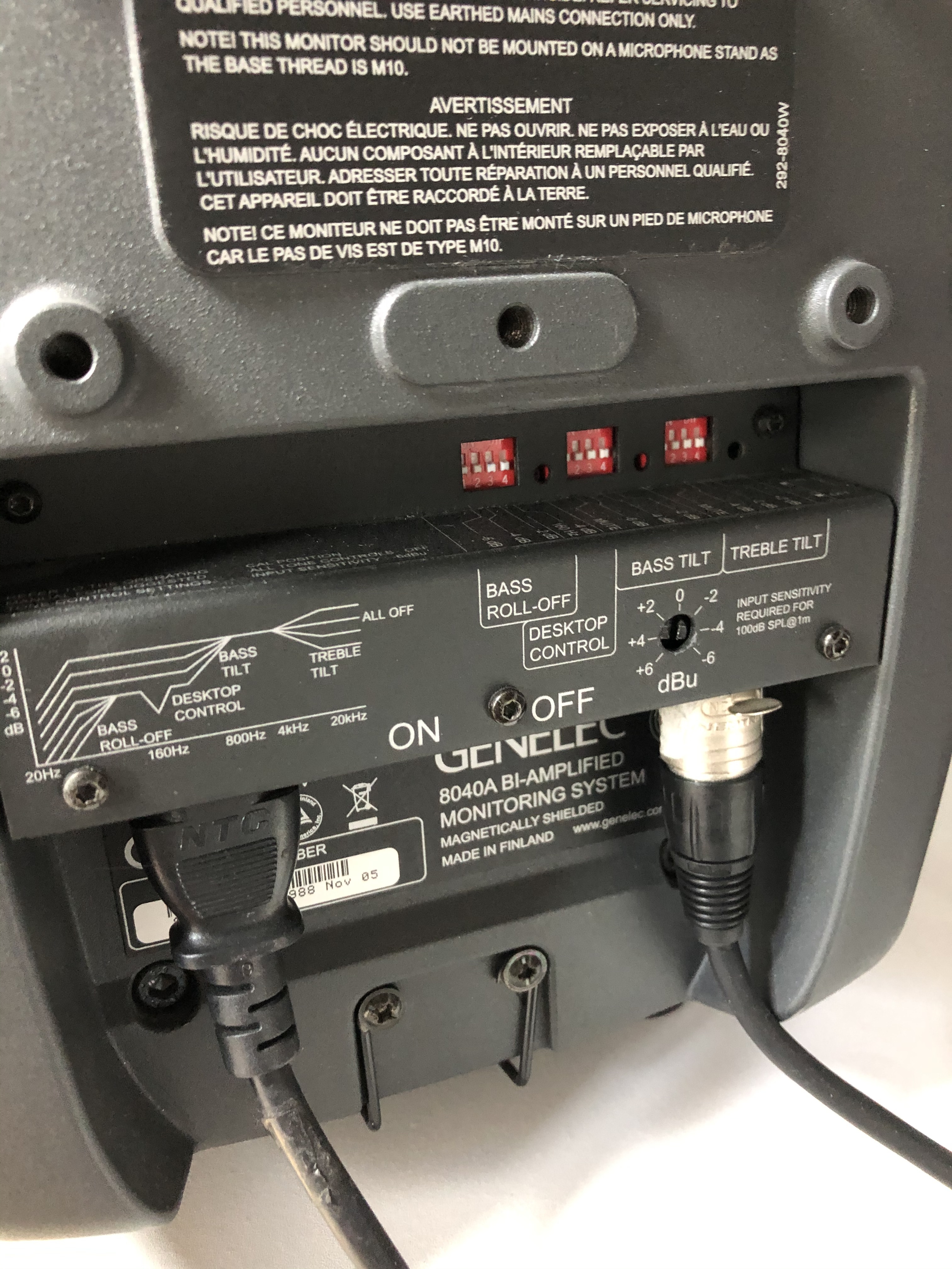 8040A Genelec 8040A Audiofanzine