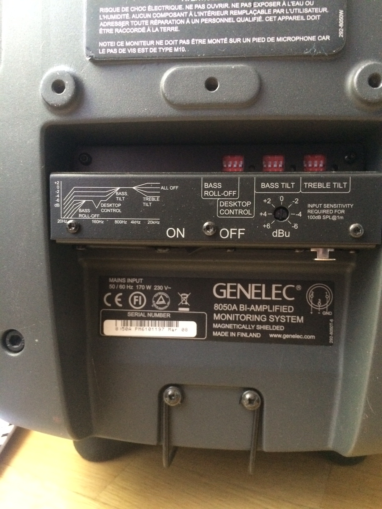8050A Genelec 8050A Audiofanzine