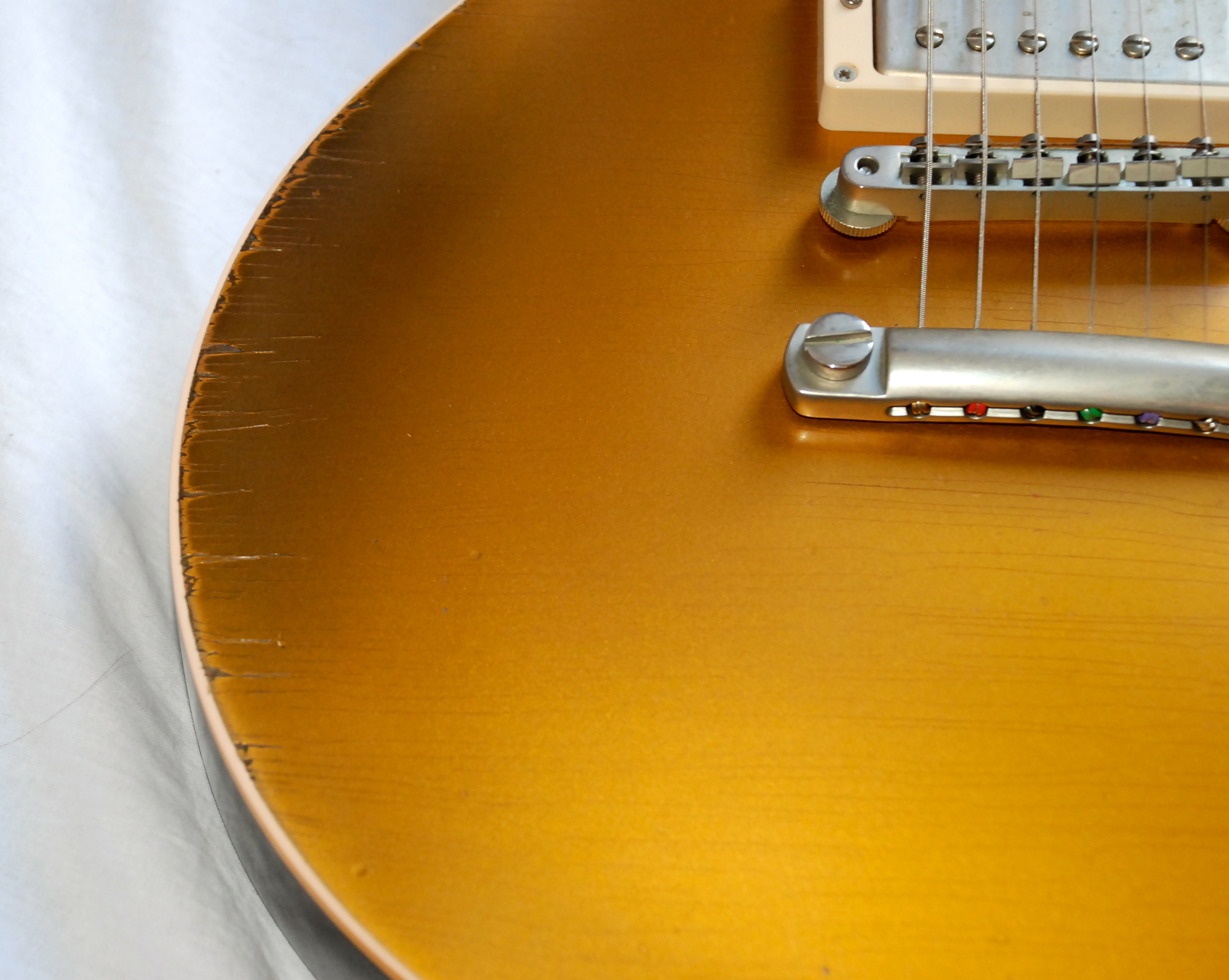 Custom Dicky Betts Les Paul - Aged Goldtop Gibson - Audiofanzine