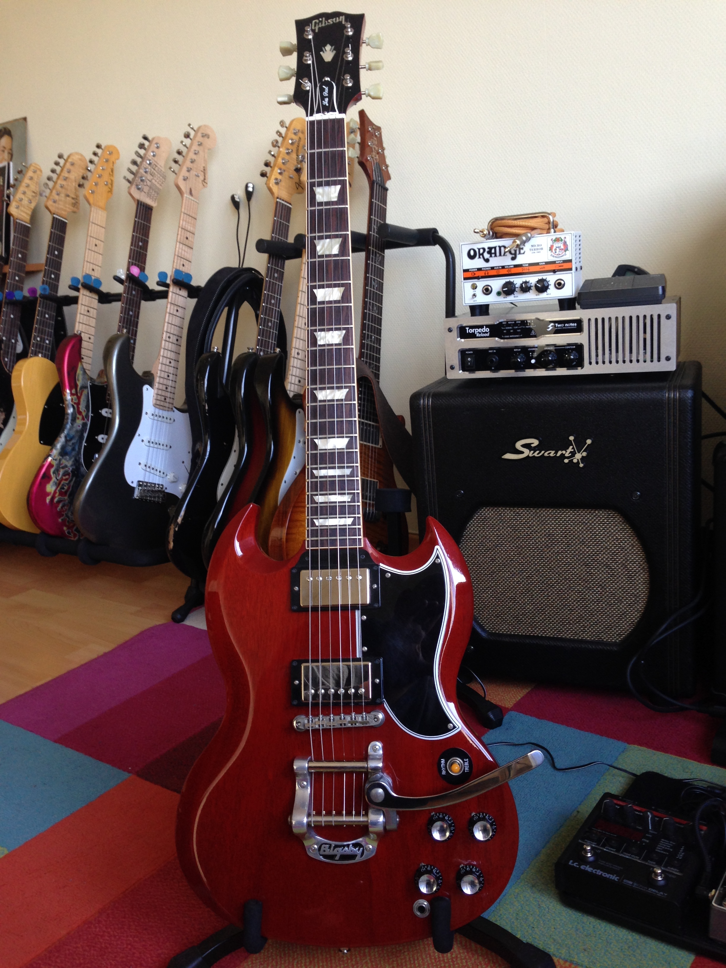 Custom Shop SG Standard Bigsby Gibson Audiofanzine