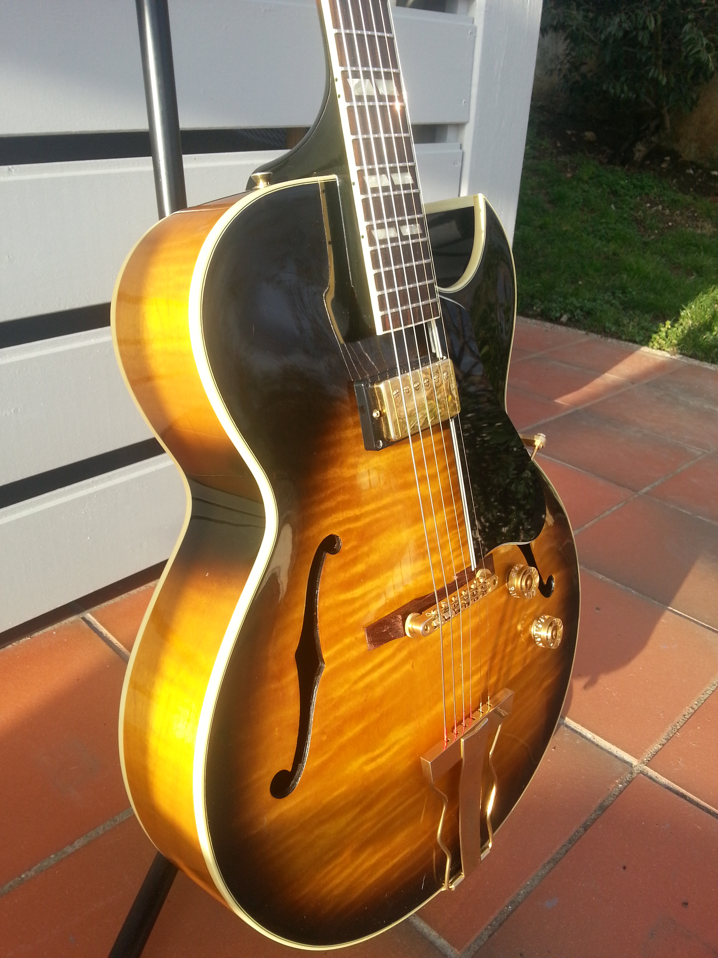 Photo Gibson ES165 Herb Ellis Signature Vintage Sunburst Gibson ES