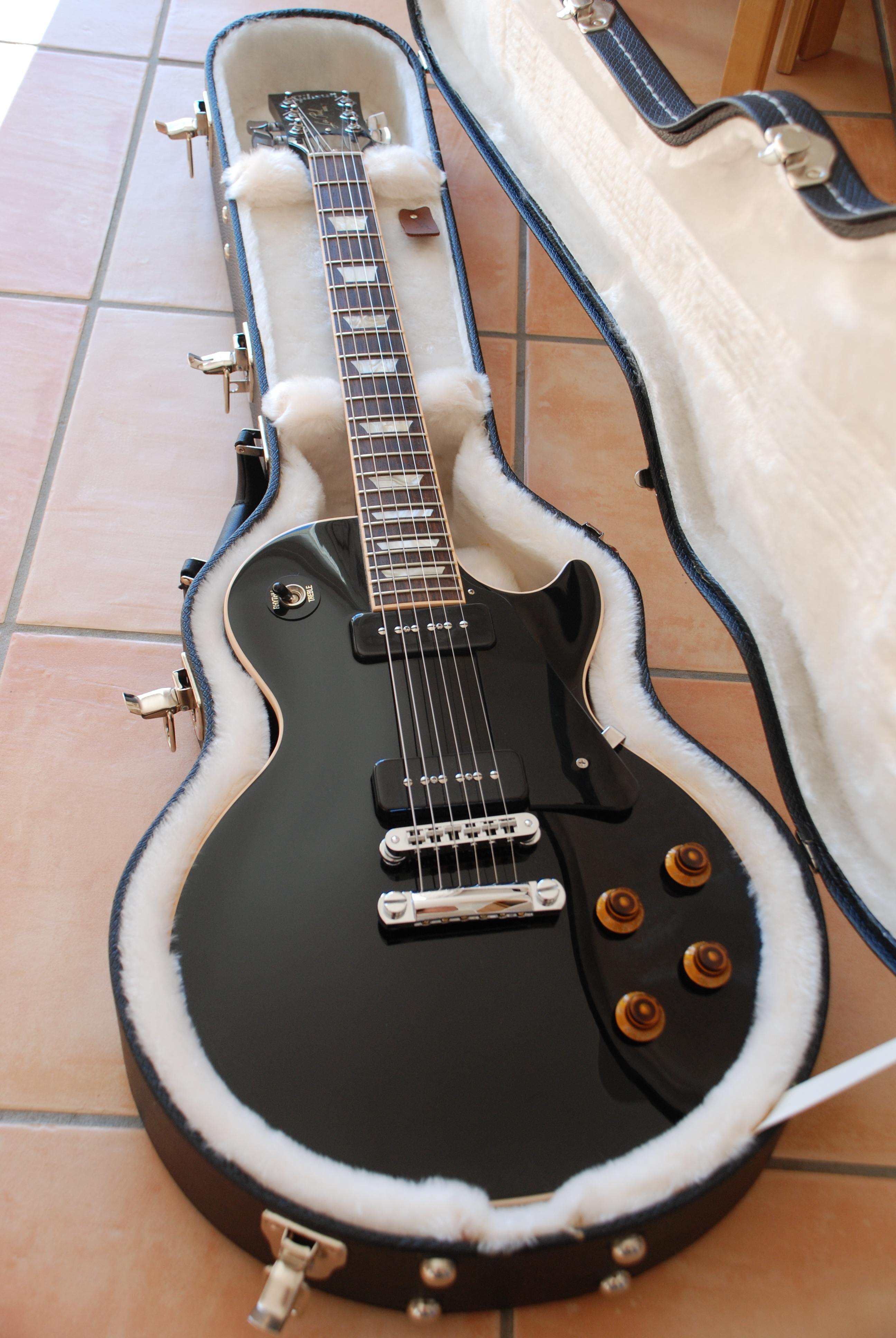 Gibson Les Paul Classic Custom P90 Ebony Image 768200 Audiofanzine ...