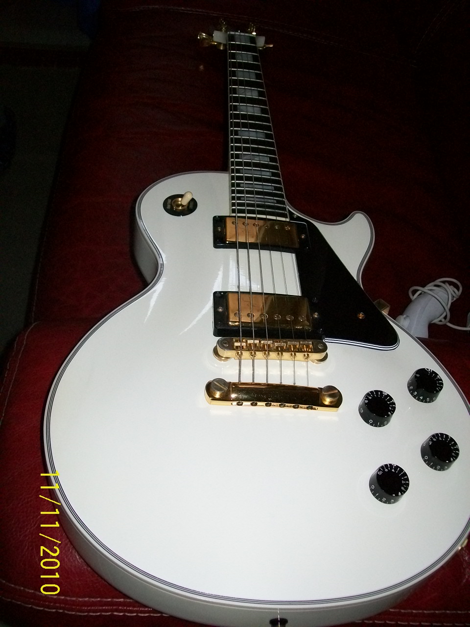 Gibson Les Paul Custom Alpine White Image 517111 Audiofanzine