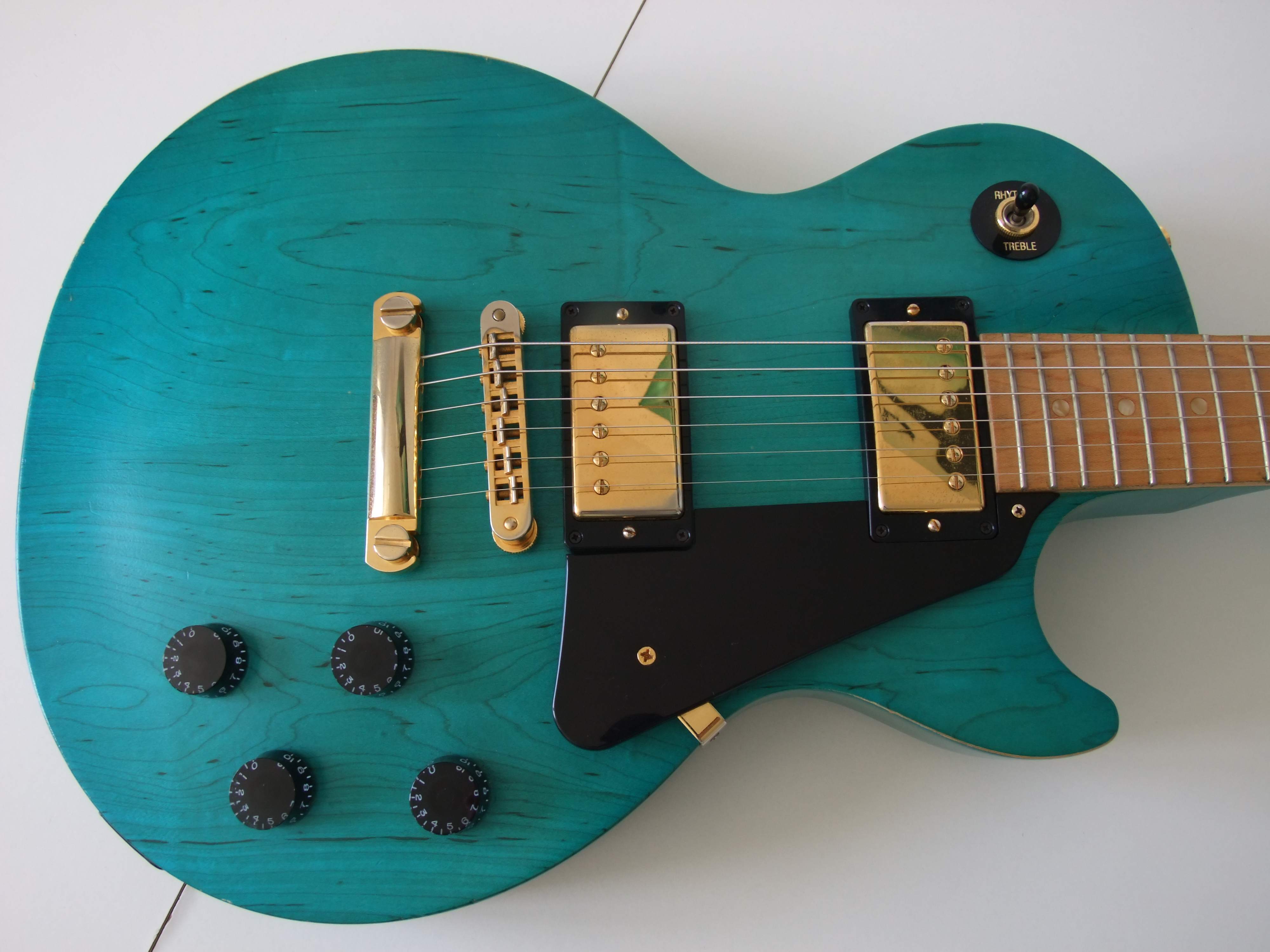 Gibson Les Paul Studio Raw Power - Satin Aquamarine image (#804436 ...