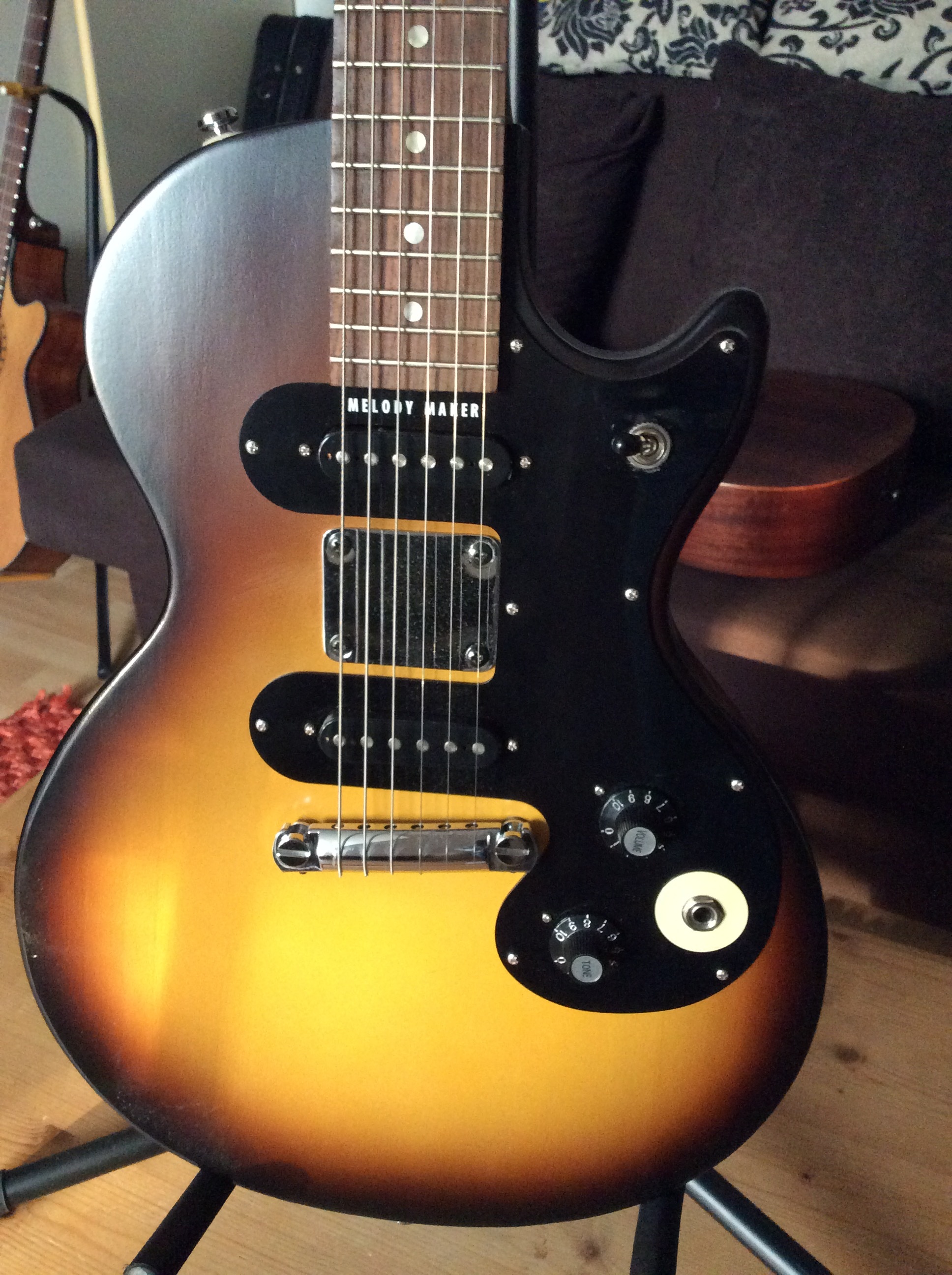 Photo Gibson Melody Maker - Vintage Burst : Gibson Melody Maker
