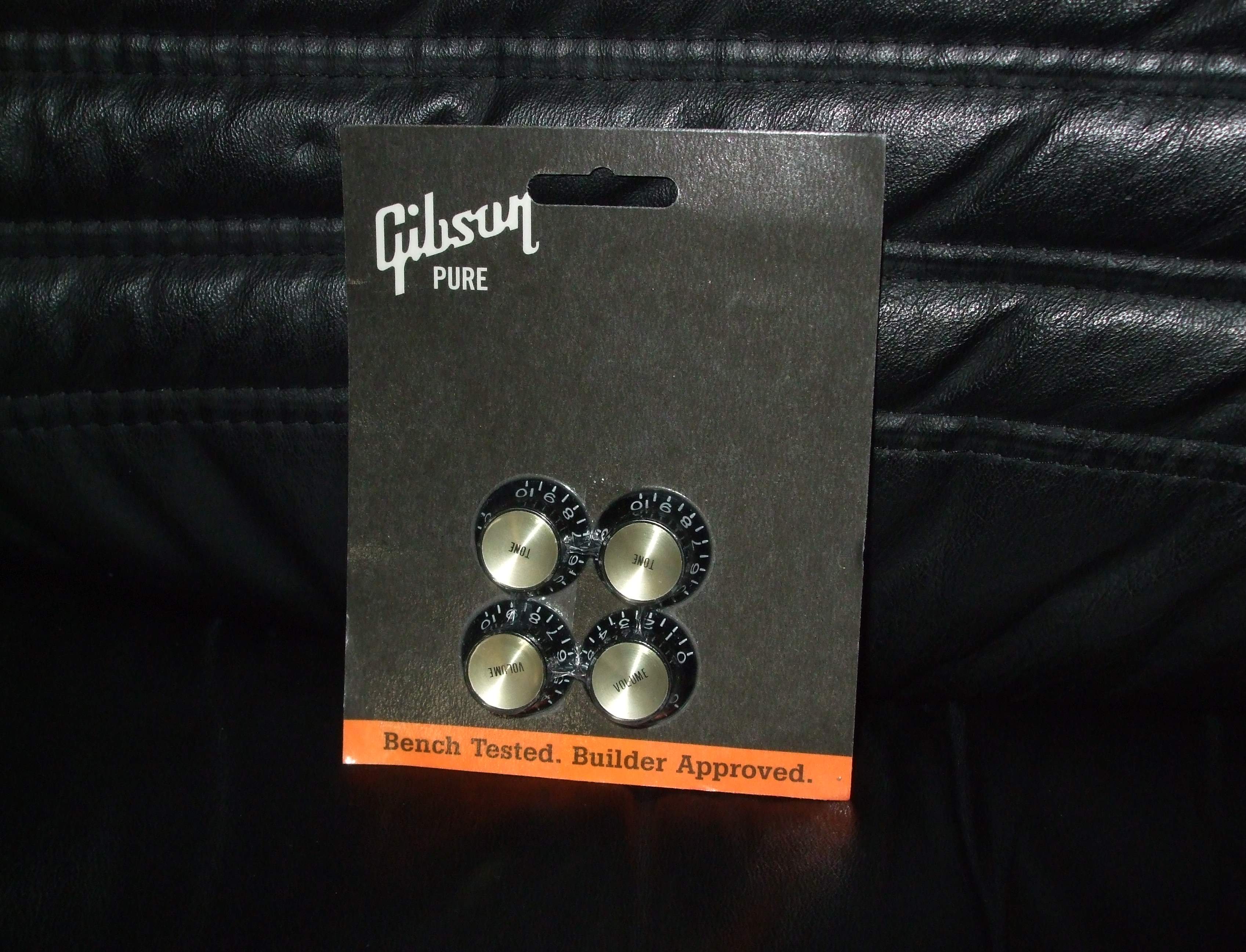 Photo Gibson PRHK030 Top Hat Knobs Vintage Amber Gibson PRHK030 Top