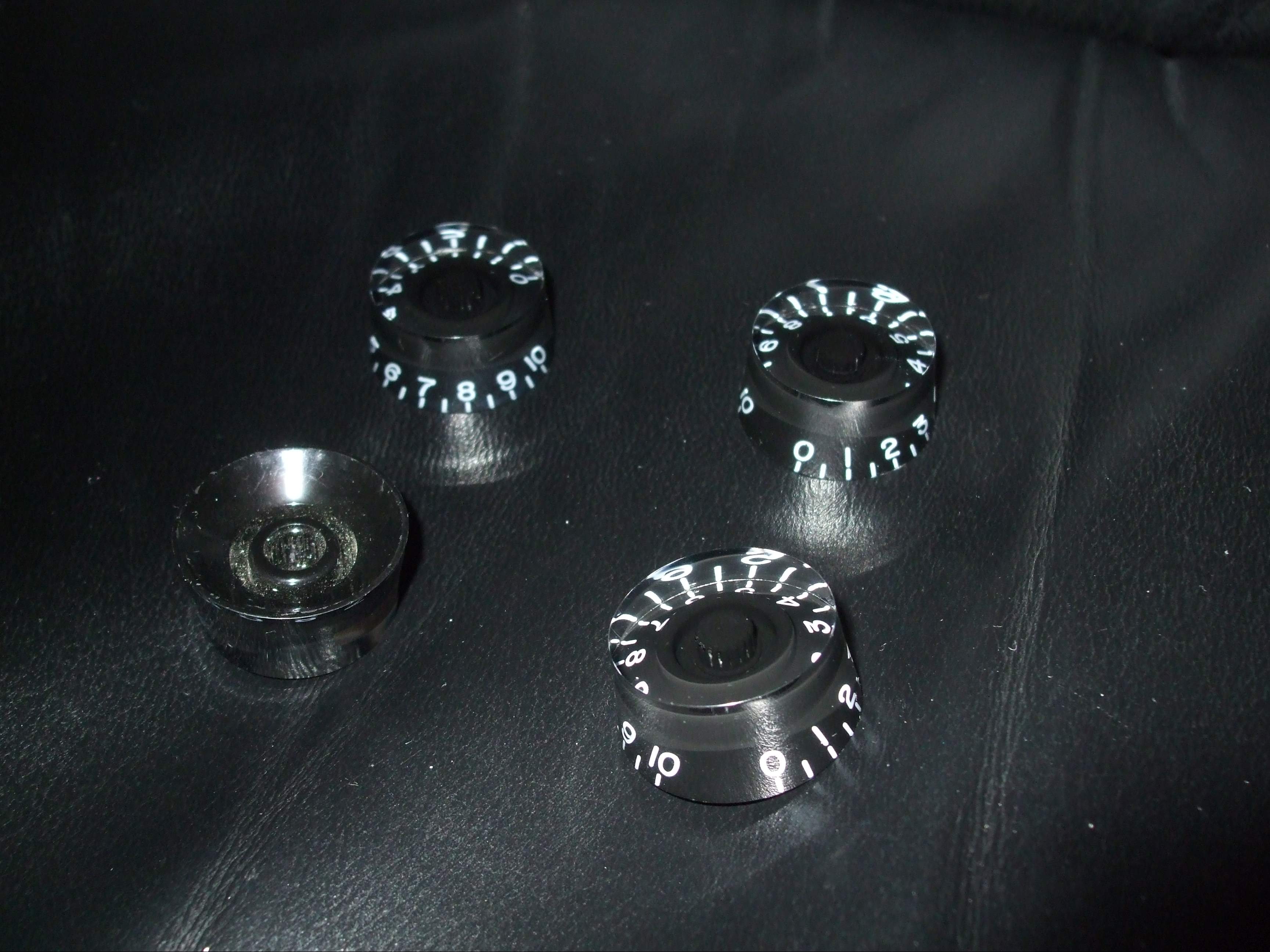 Photo Gibson PRHK030 Top Hat Knobs Vintage Amber Gibson PRHK030 Top