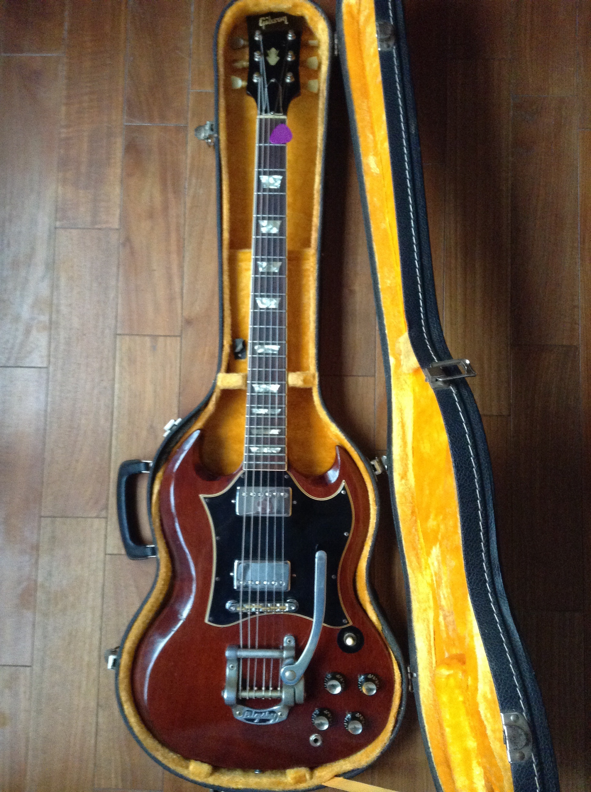 Photo Gibson SG (1967) : Gibson Sg standard vintage 1967 (#997366 ...