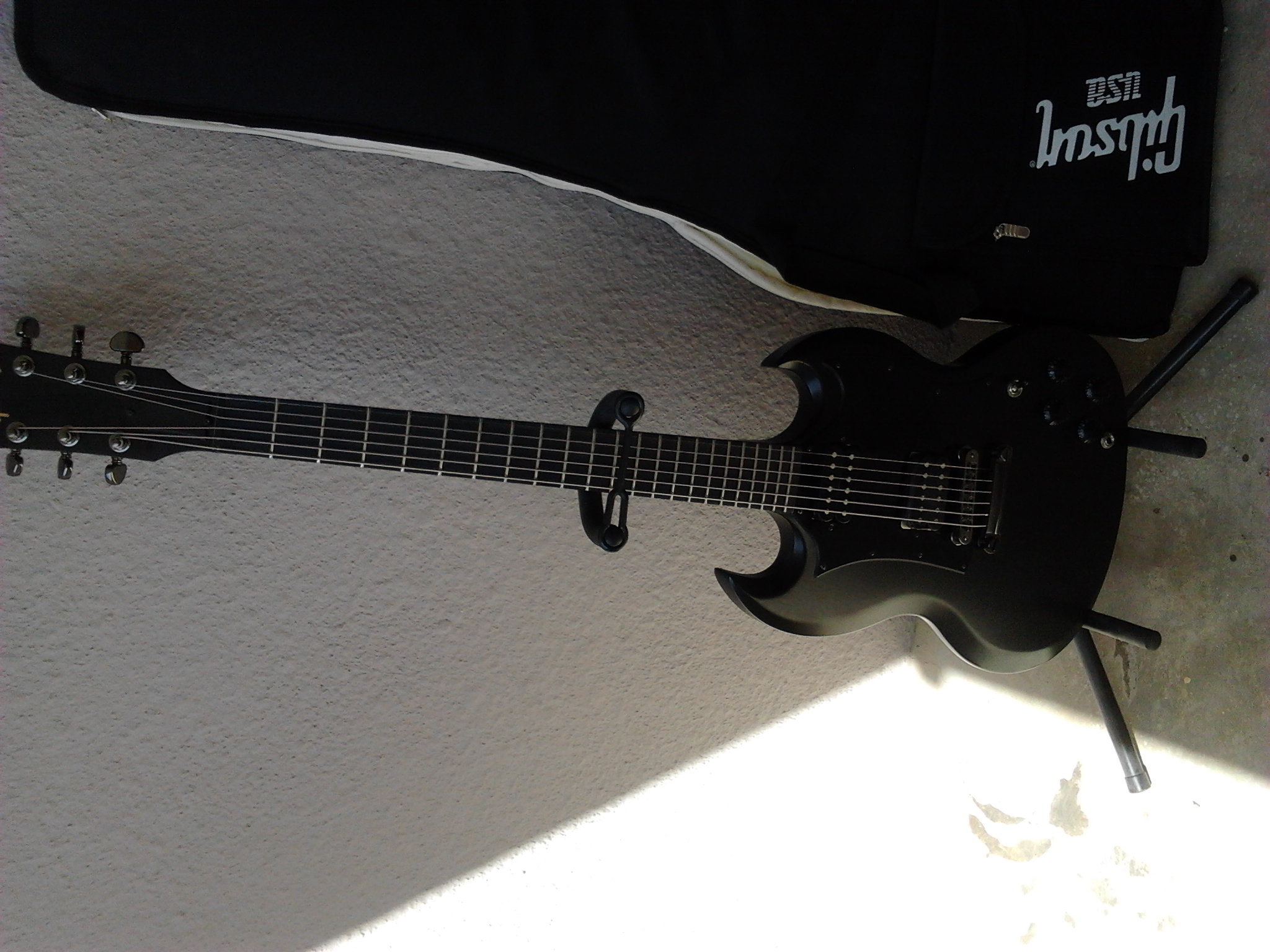 Photo Gibson SG Gothic Morte - Satin Ebony : Gibson [SG Series] SG