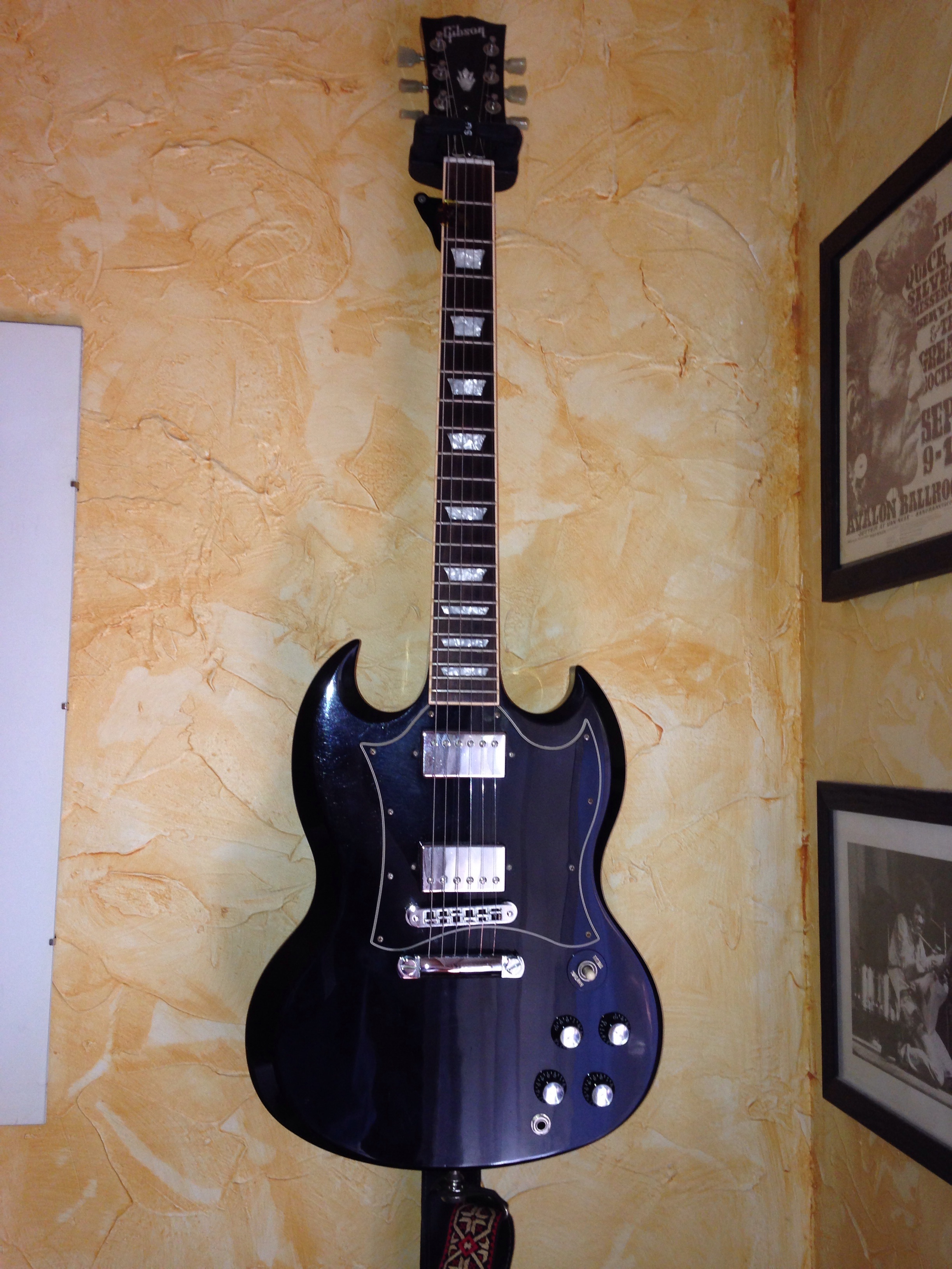 Photo Gibson SG Standard - Ebony : Gibson SG Standard - Ebony (19808