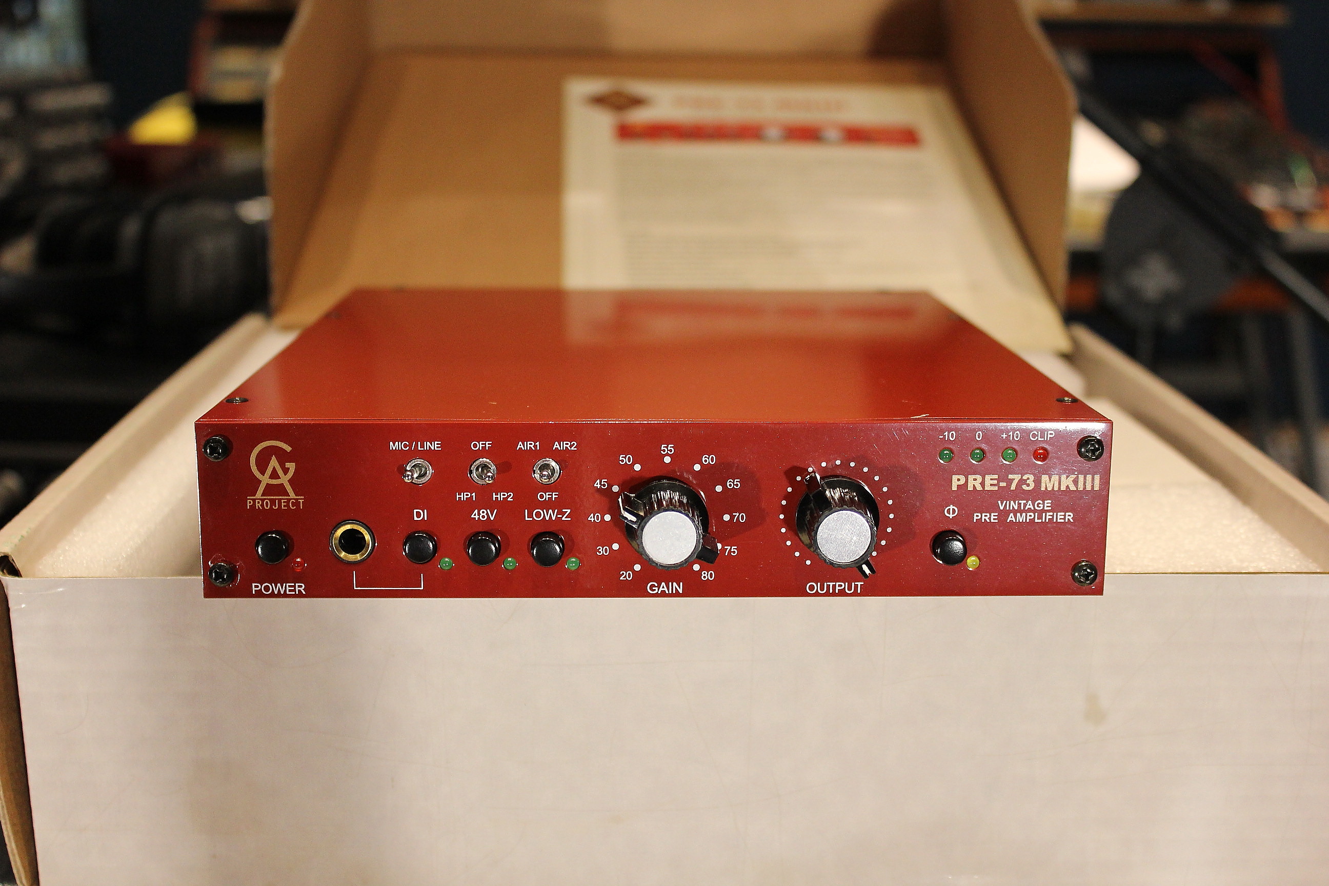 楽器・機材 PRE-73 JR MK2 マイクプリアンプ NEVE1073タイプ | cq.co.nz