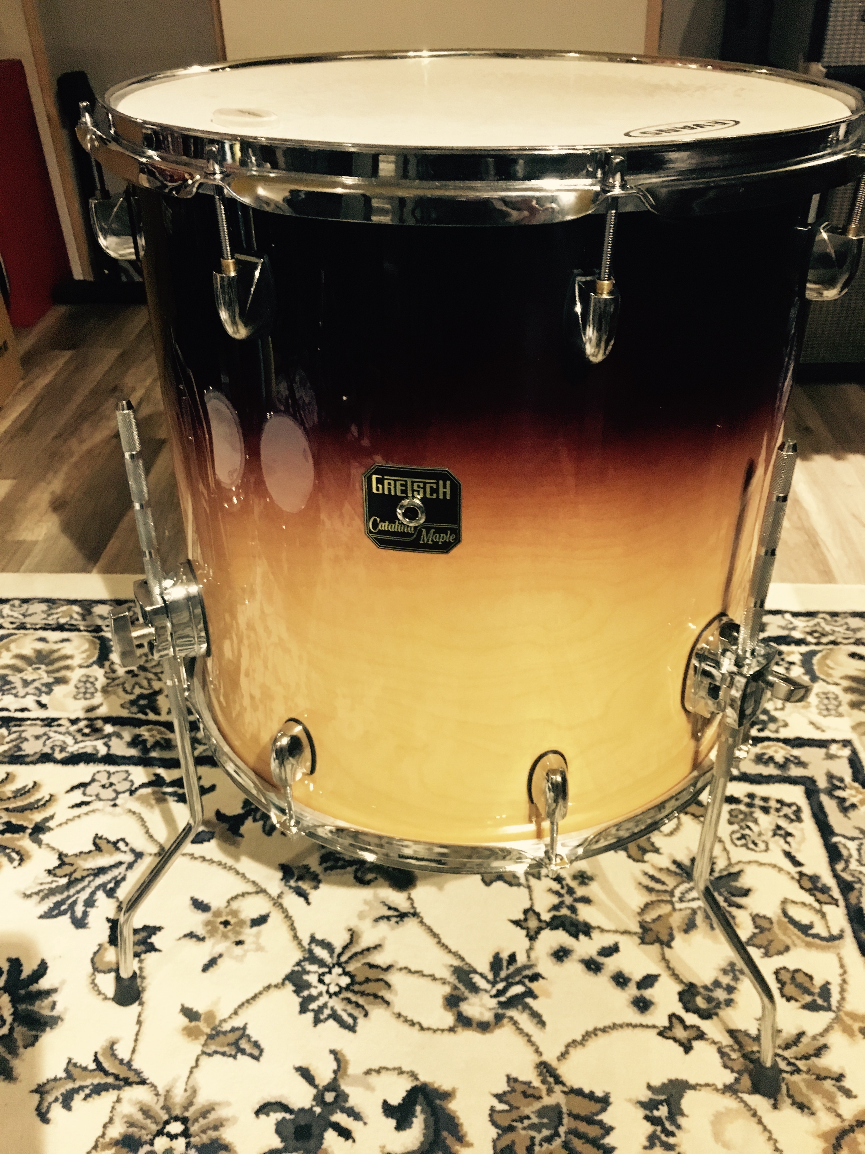 Gretsch catalina ash red FLOOR TOM 16'' image (1943137) Audiofanzine