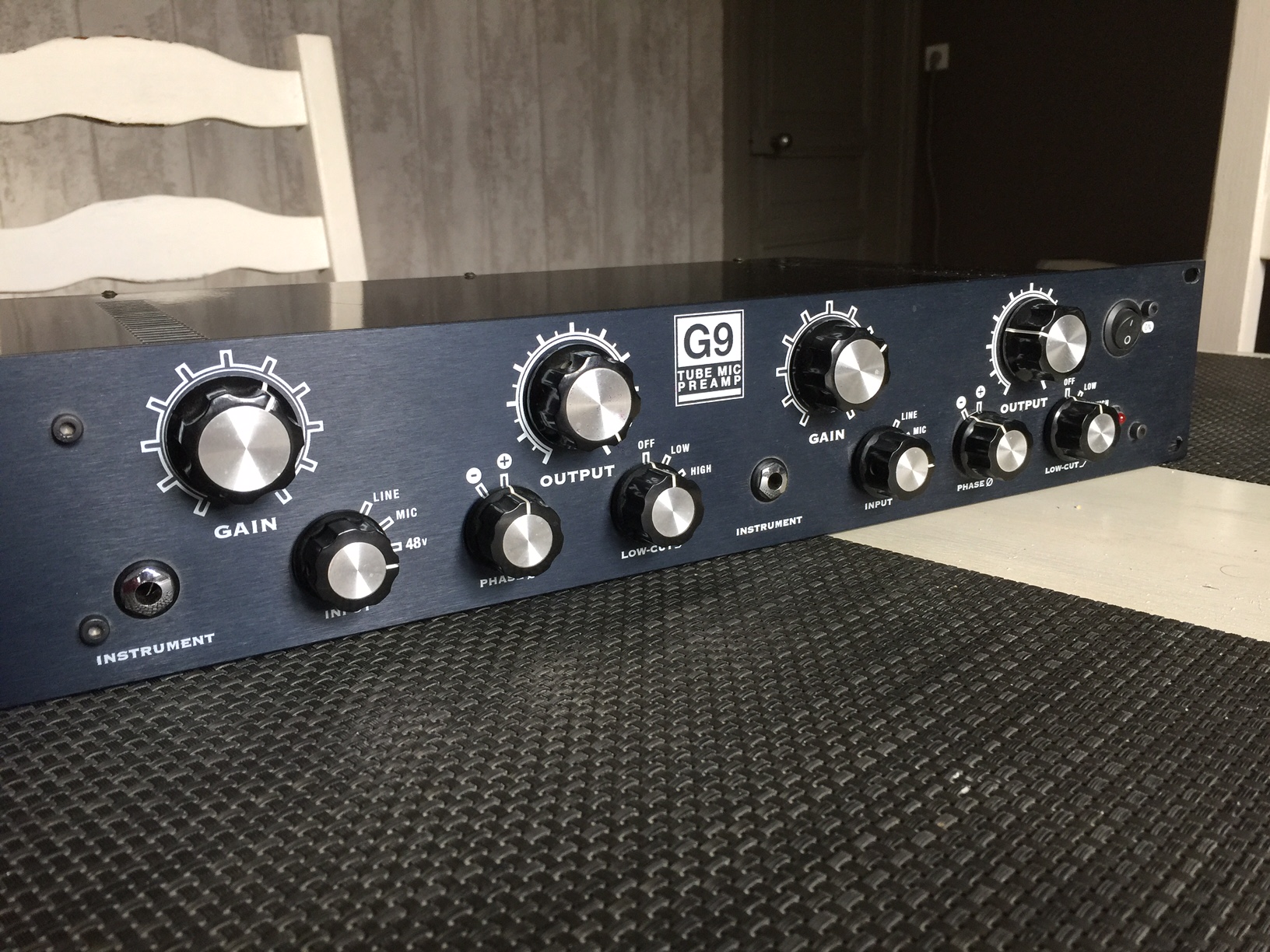 Gyratec IX Dual Tube Microphone Preamplifier Gyraf Audio Audiofanzine