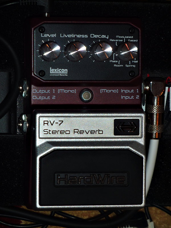 Photo HardWire Pedals RV7 Stereo Reverb HardWire Pedals RV7 Stereo