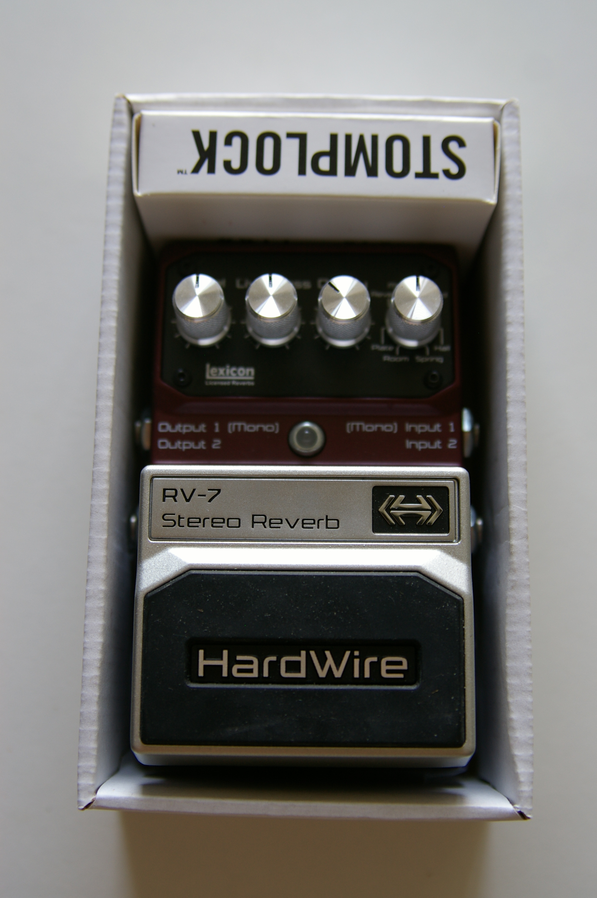 Photo HardWire Pedals RV7 Stereo Reverb HardWire Pedals RV7 Stereo
