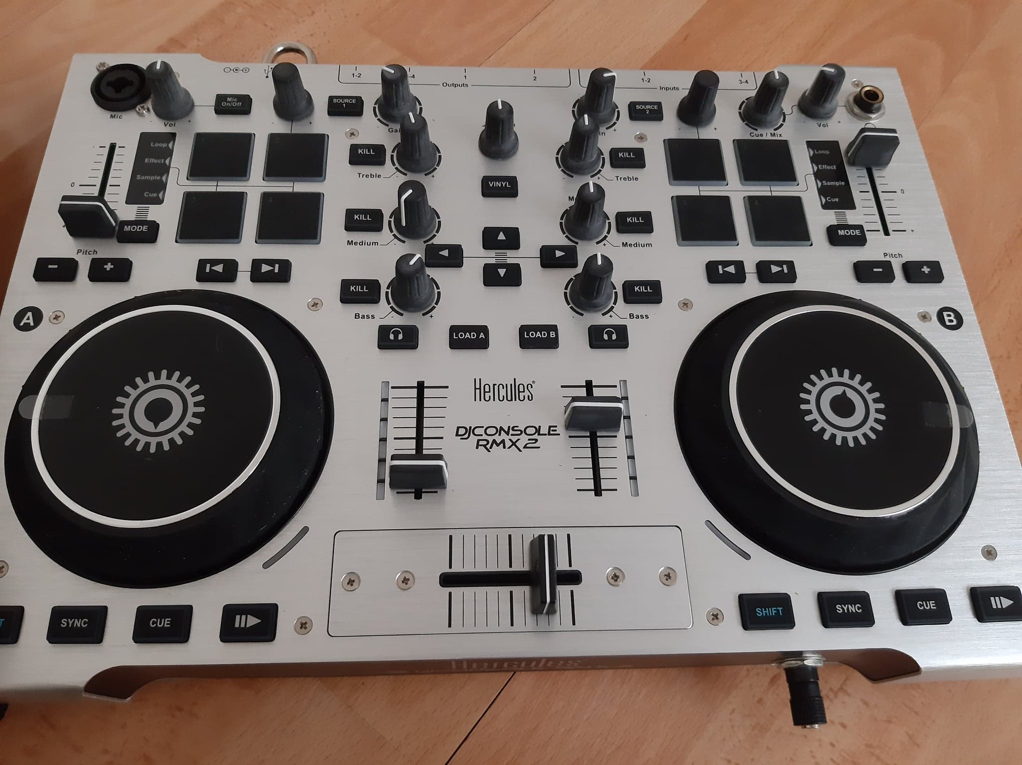 hercules rmx dj controller traktor mapping