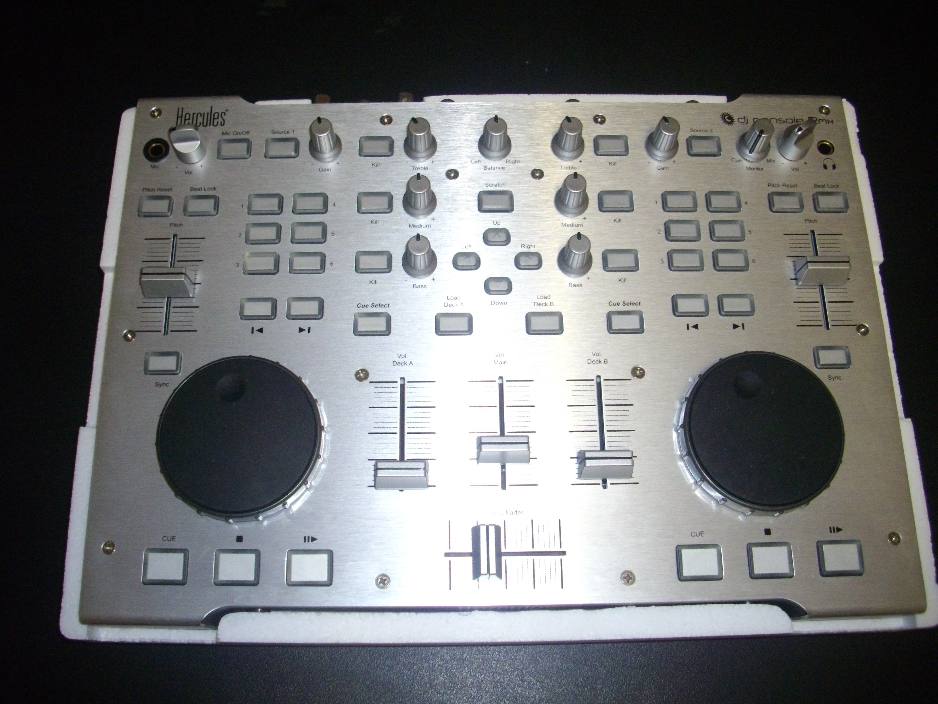 hercules rmx dj console virtual dj software