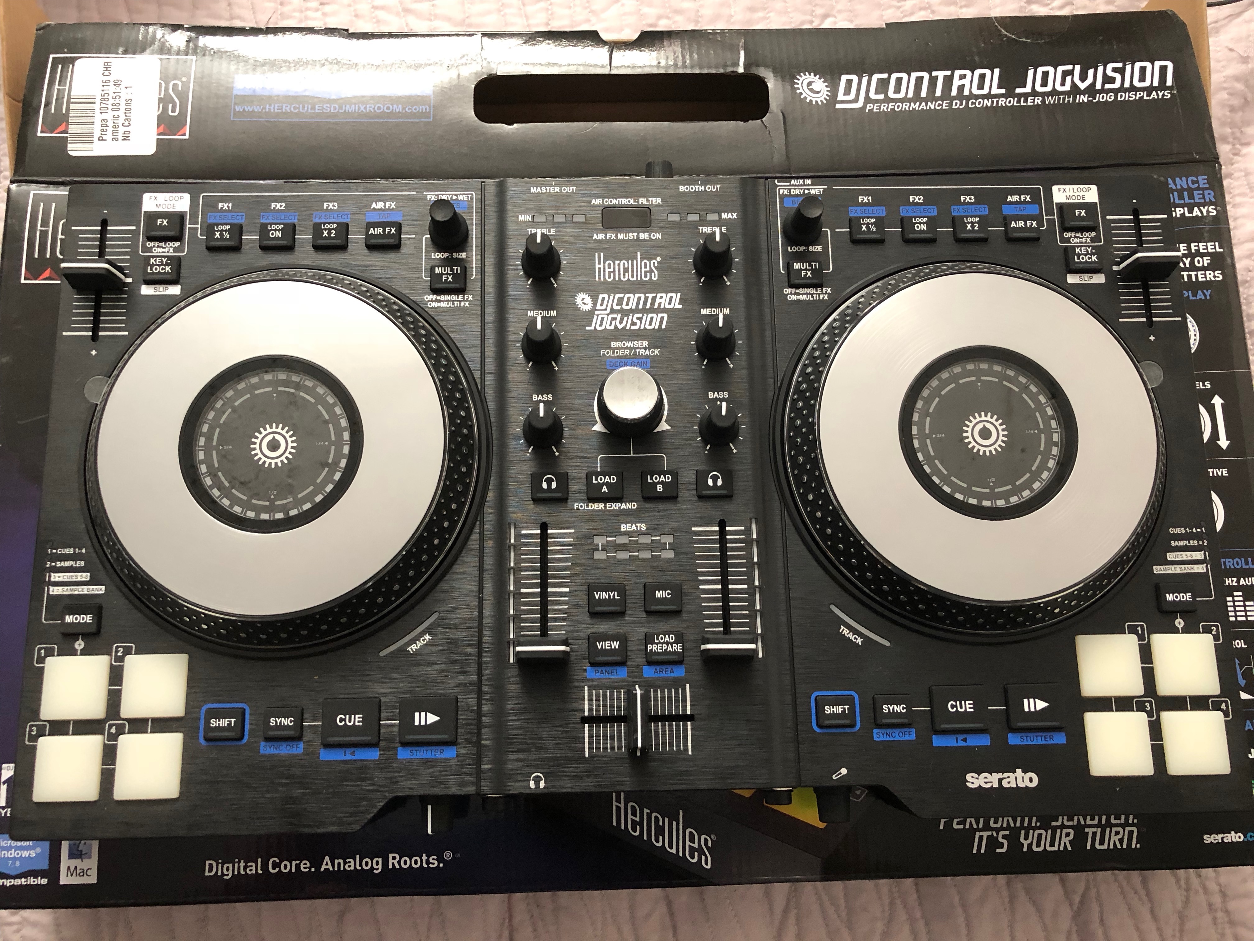 Hercules DJControl Jogvision Audiofanzine
