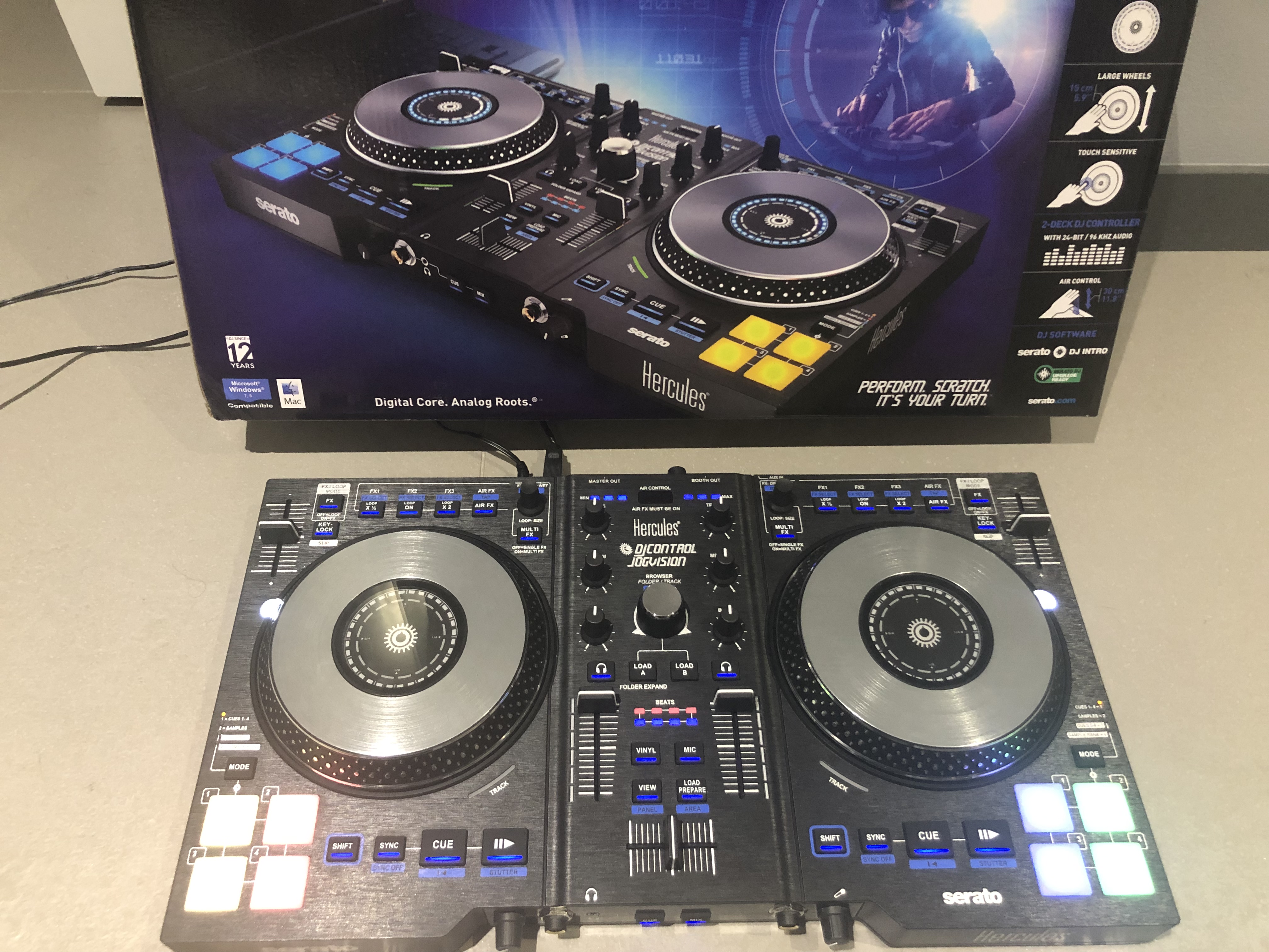 DJControl Jogvision Hercules DJControl Jogvision Audiofanzine