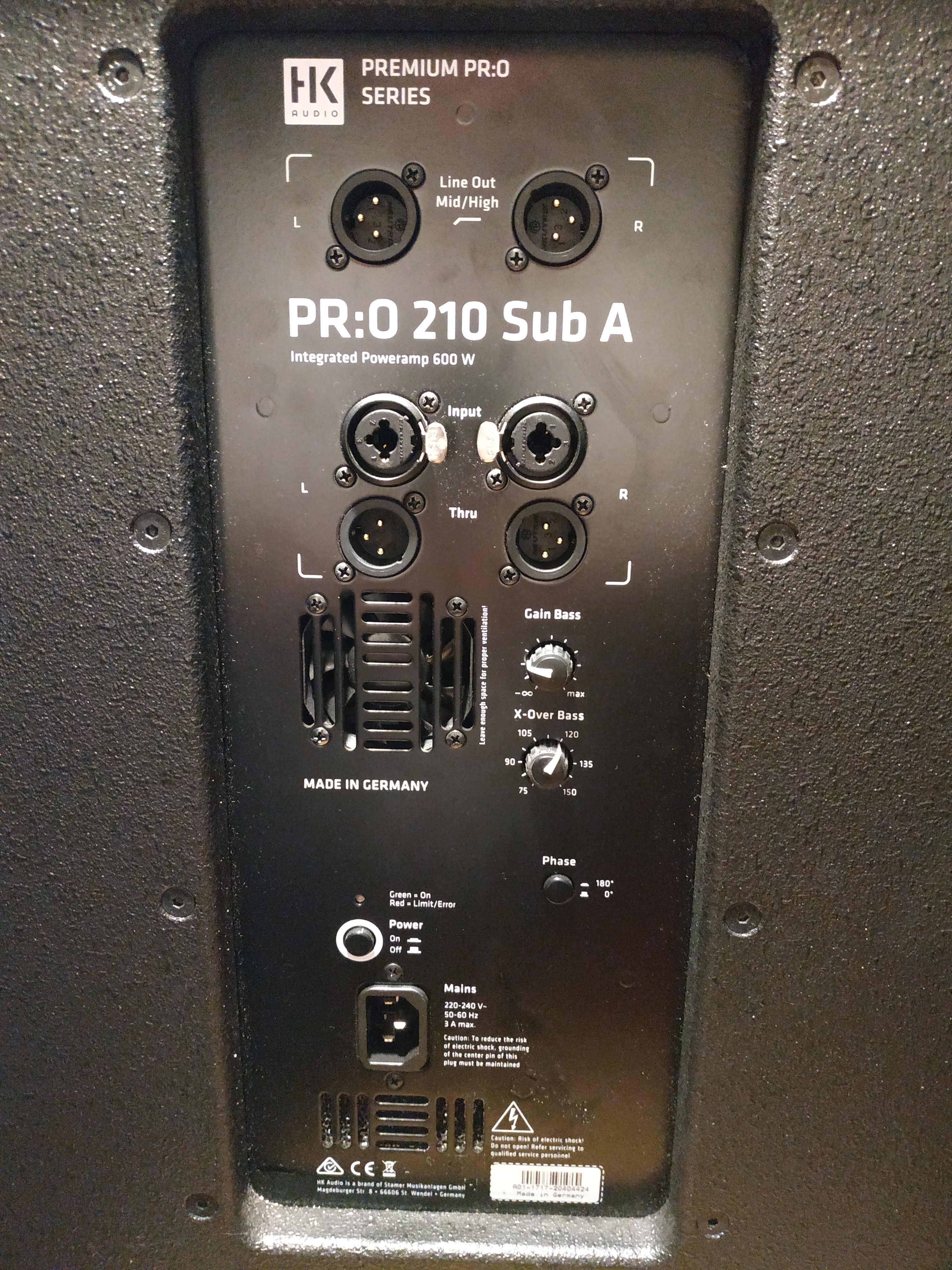 Premium PRO 210S : Caisson de Basses HK Audio 