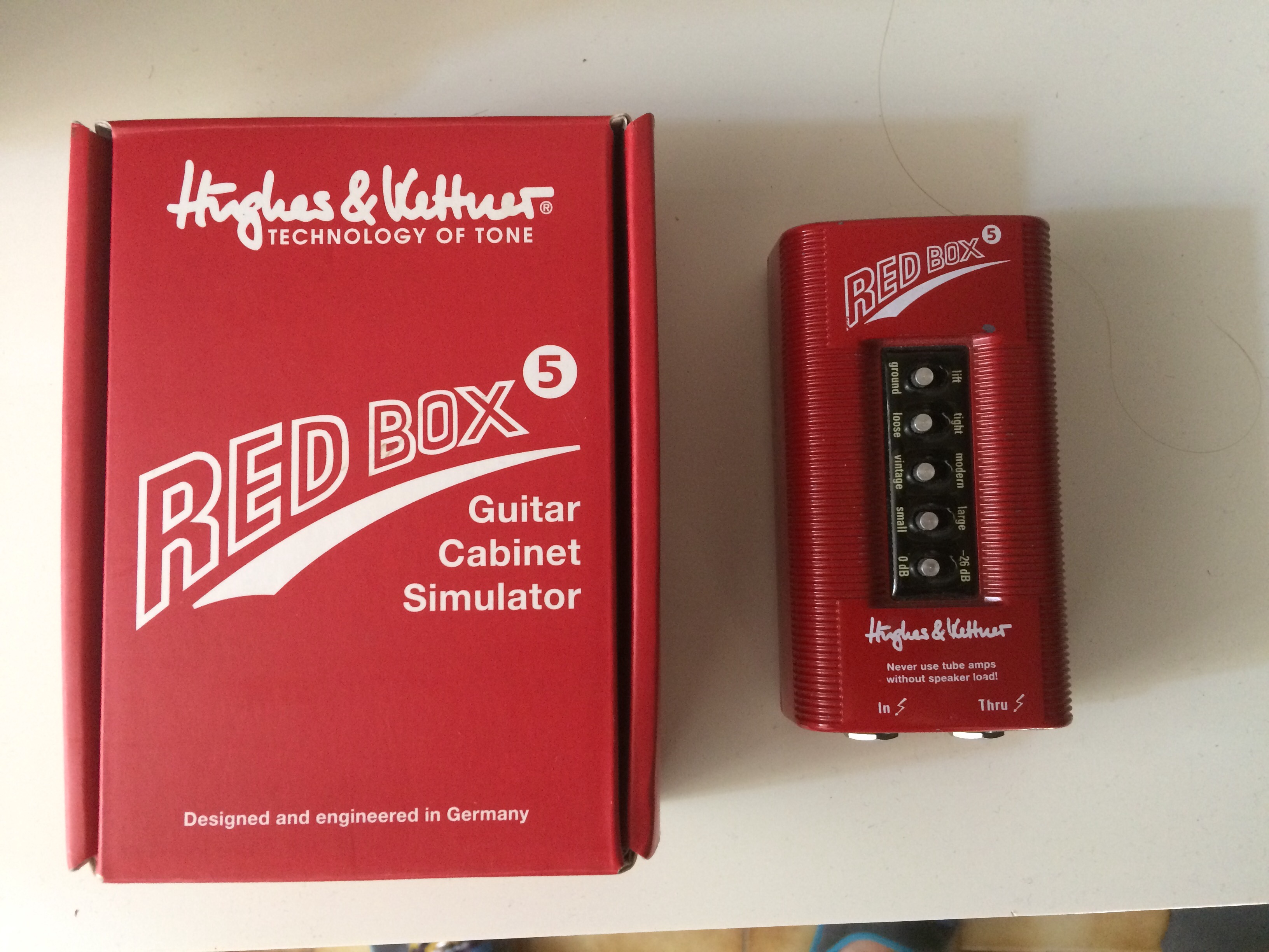 RED BOX 5 Hughes & Kettner Red Box 5 Audiofanzine