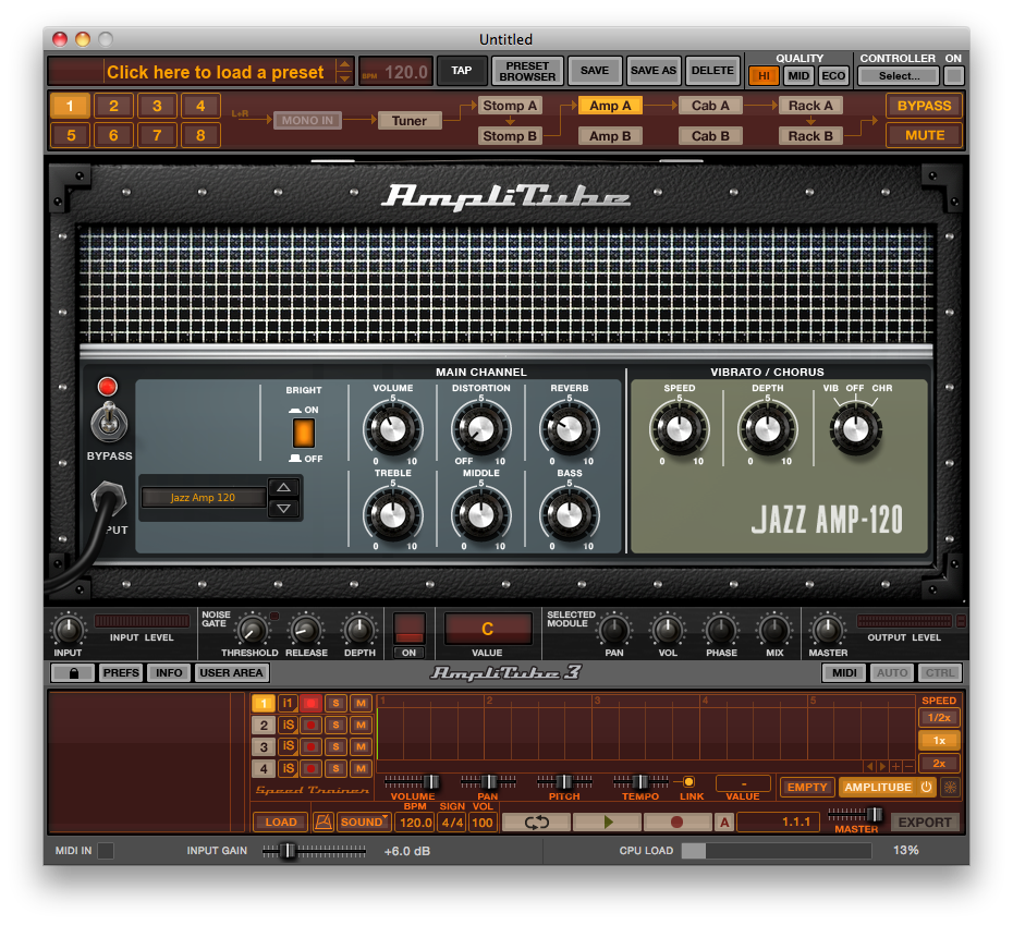 AmpliTube 5.6.0 instal