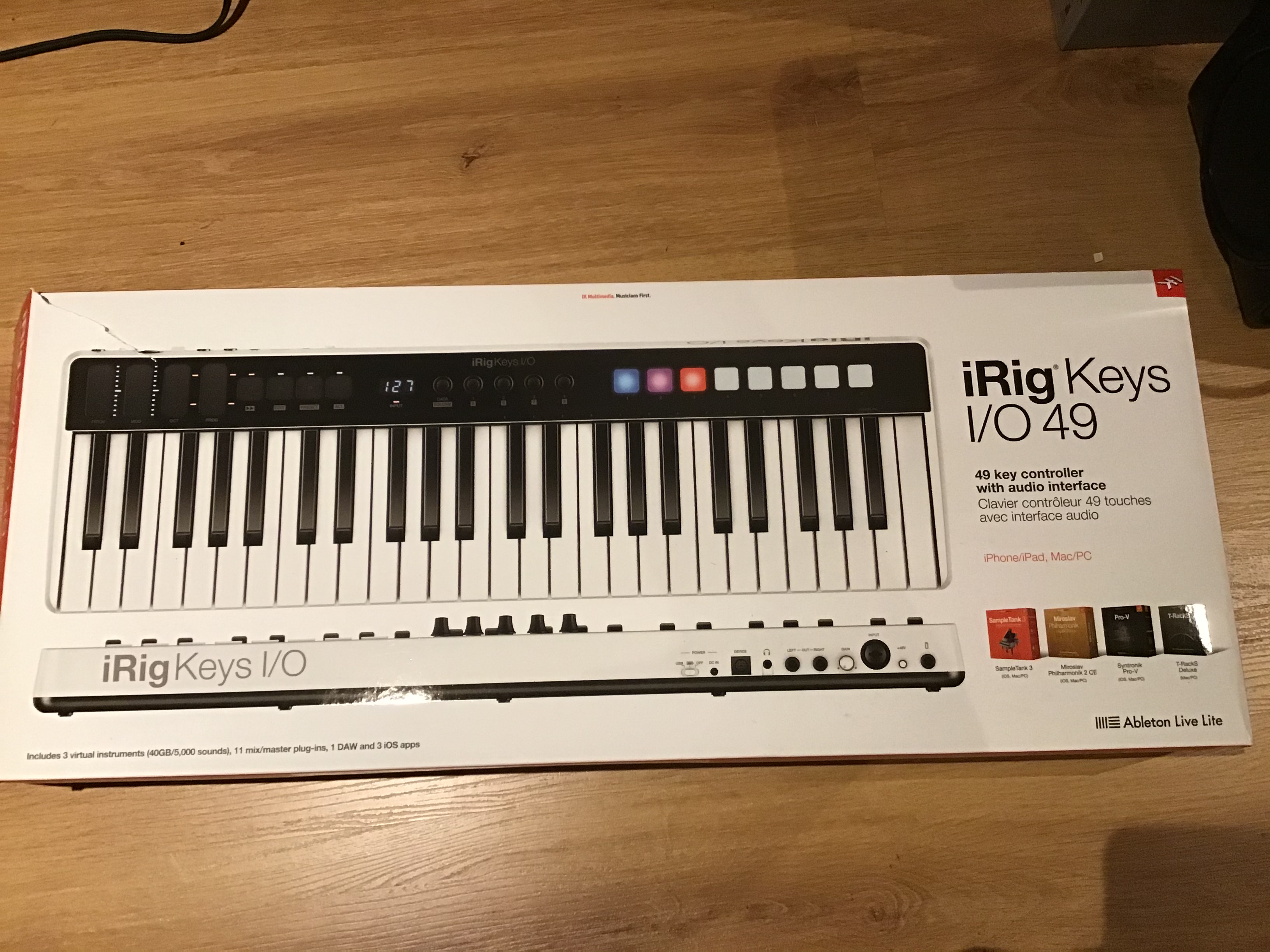 Câble USB-A Vers Mini-DIN Pour IRig IK Multimedia - 1 M - Compatible IRig HD, Pro, Keys, MIDI 2