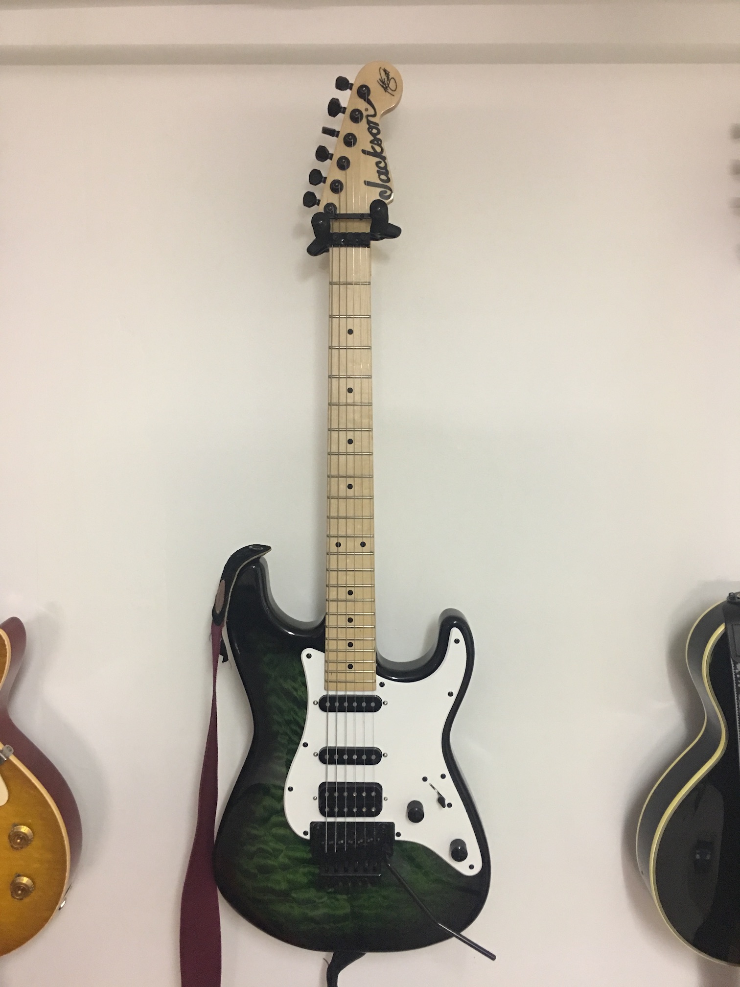 Jackson X Series Adrian Smith San Dimas SDXQ In Transparent Green - Foto 7