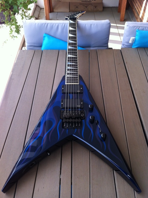 Photo Jackson USA KV2 King V Jackson USA KV2 King V Blue Ghost