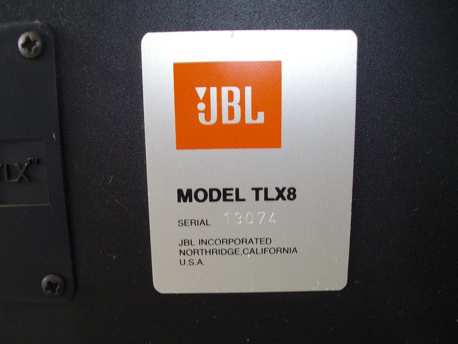 Relacionado bosquejo bordillo TLX 8 - JBL TLX 8 - Audiofanzine