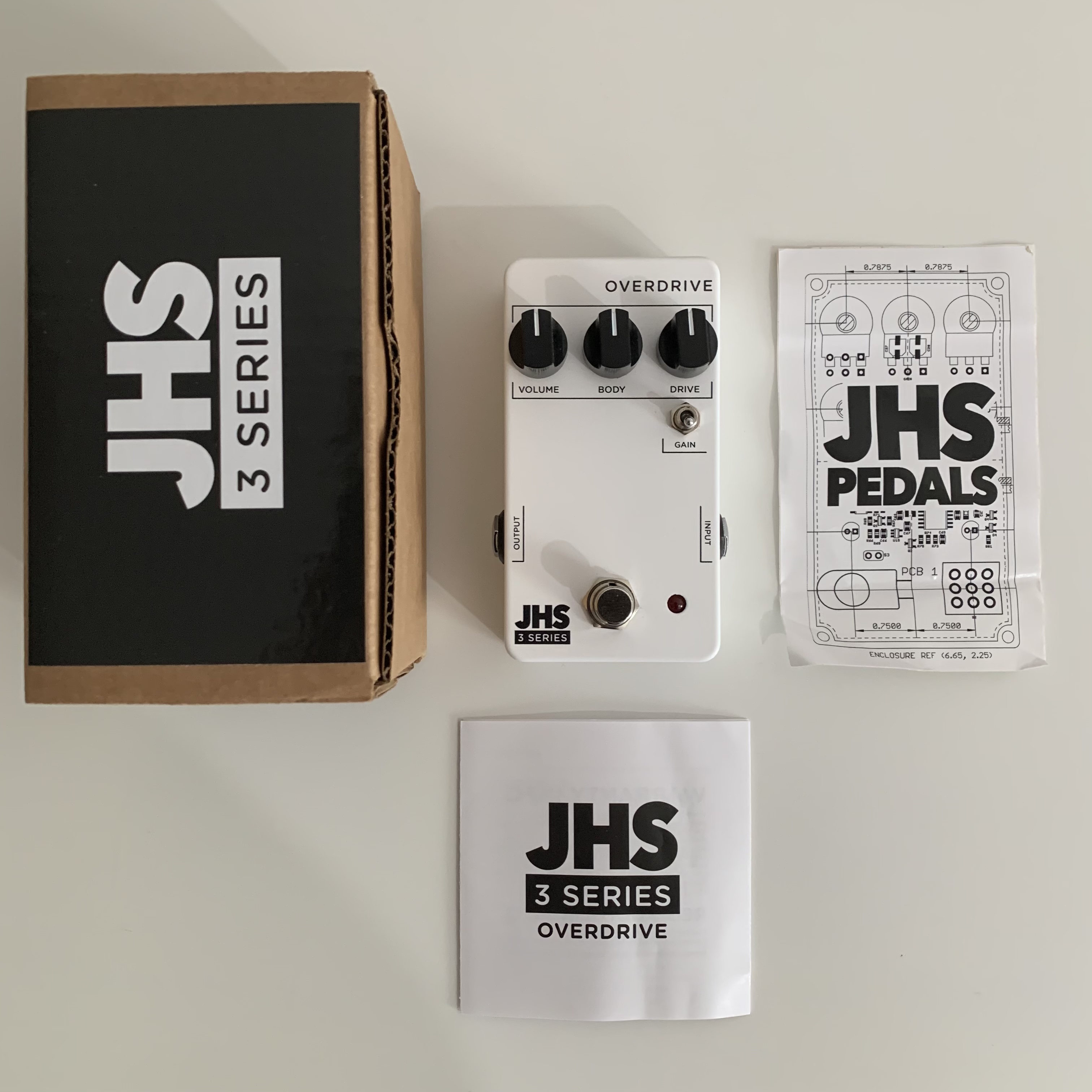 3 Series Overdrive JHS Pedals 3 Series Overdrive Audiofanzine