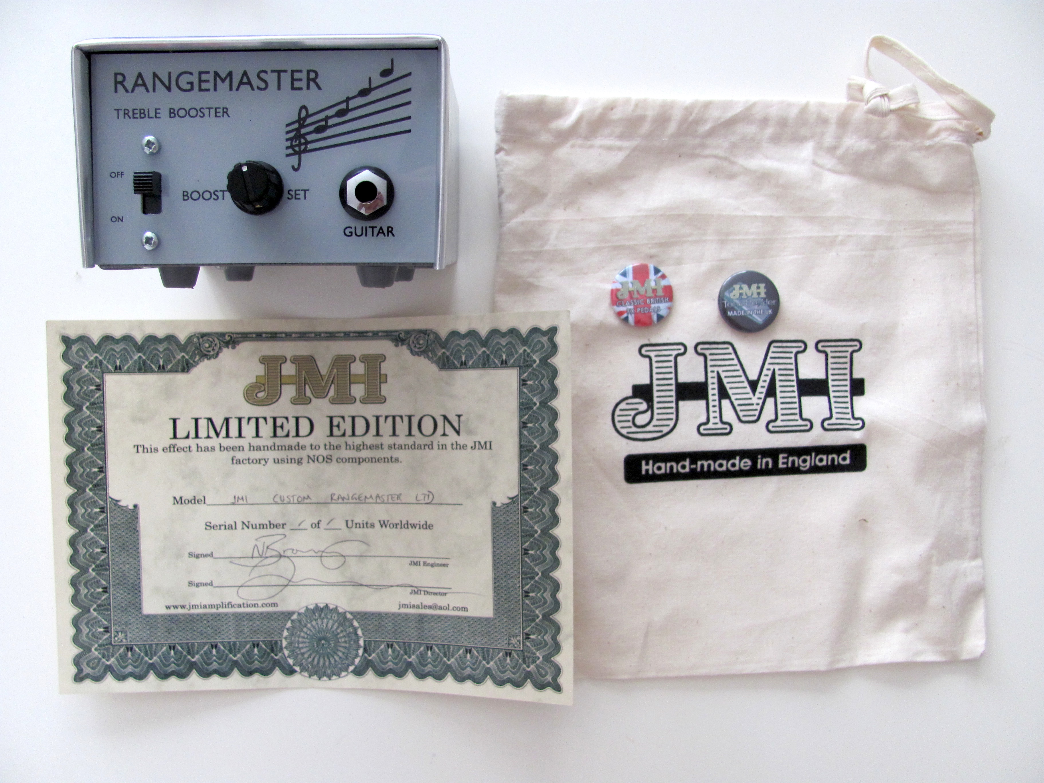 JMI Amplification Dallas Range Master Treble Booster image (264861