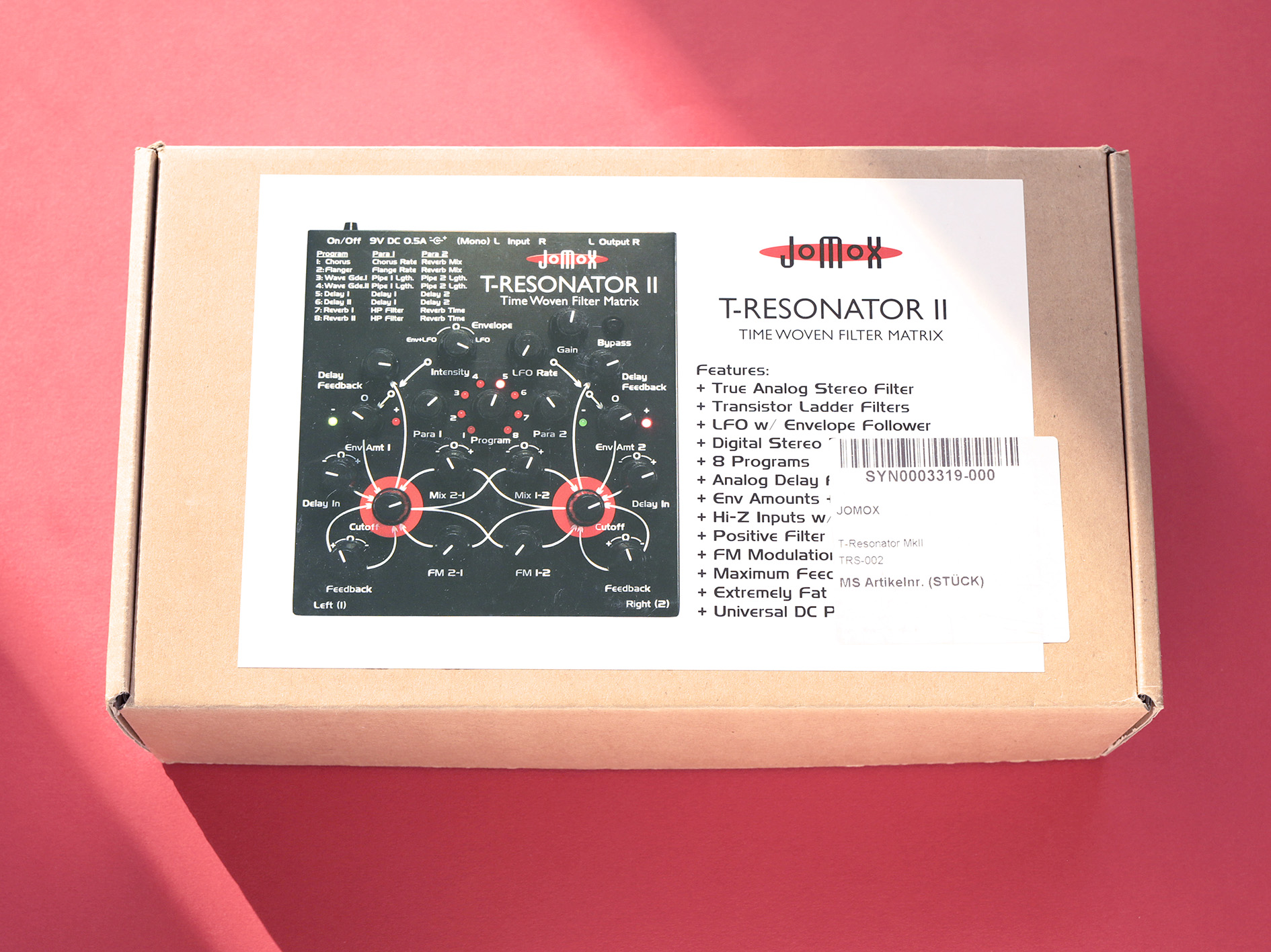 T-Resonator MkII - JoMoX T-Resonator MkII - Audiofanzine
